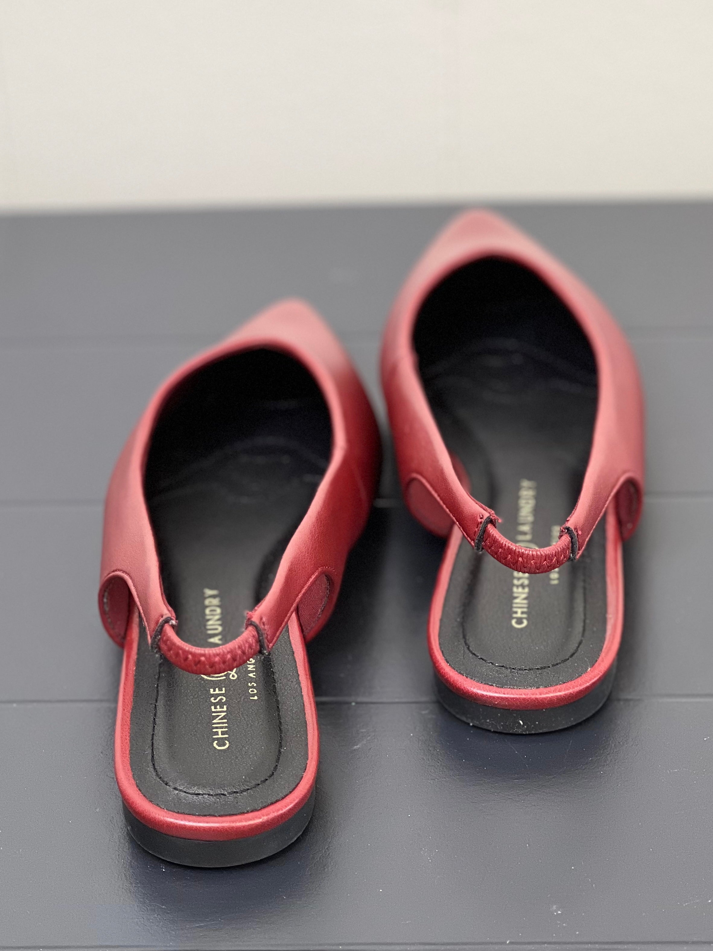 [Chinese Laundry] Hadiya Smooth Flats-Wine