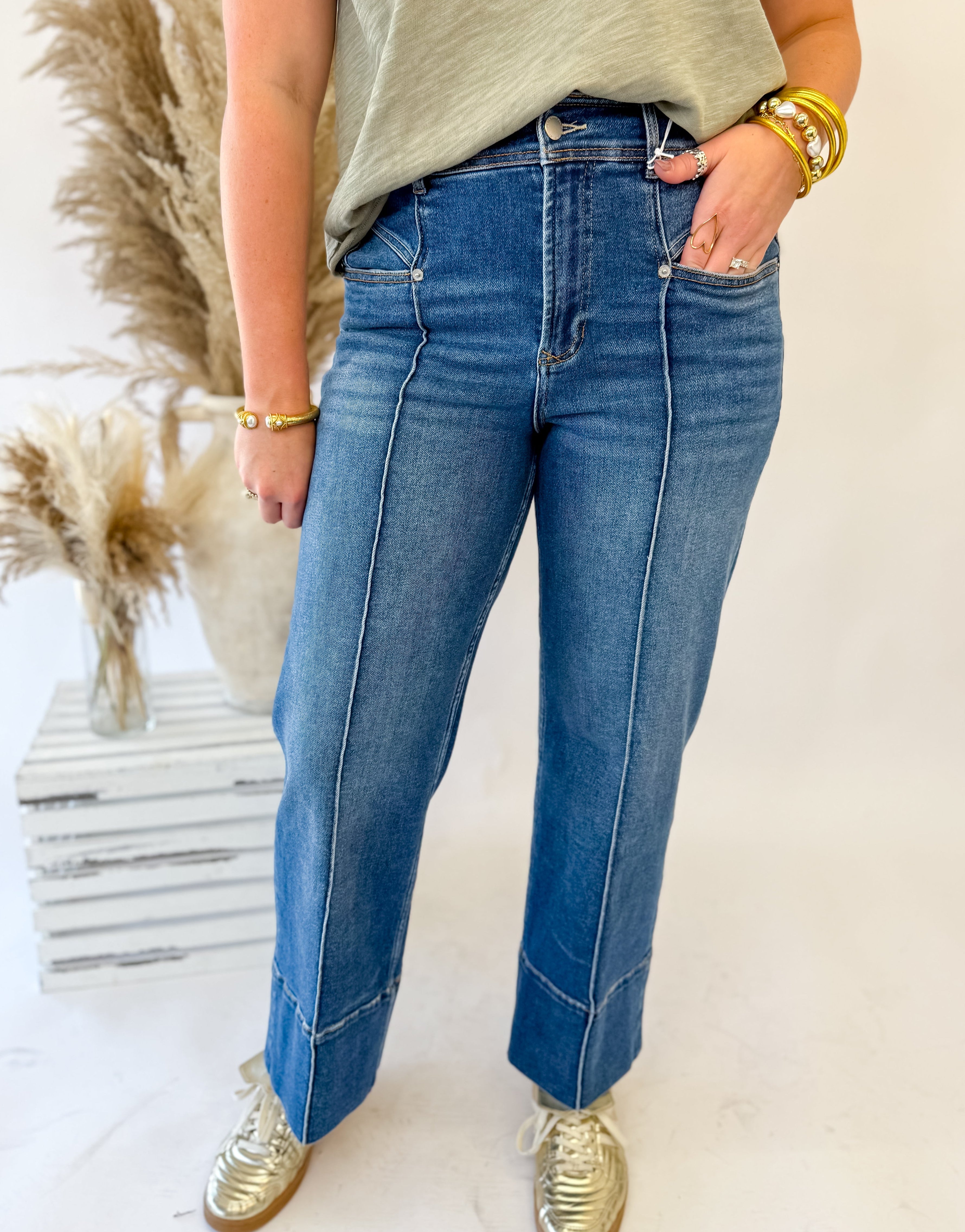 [Dear John] Holly Straight Leg Jean- Midtown
