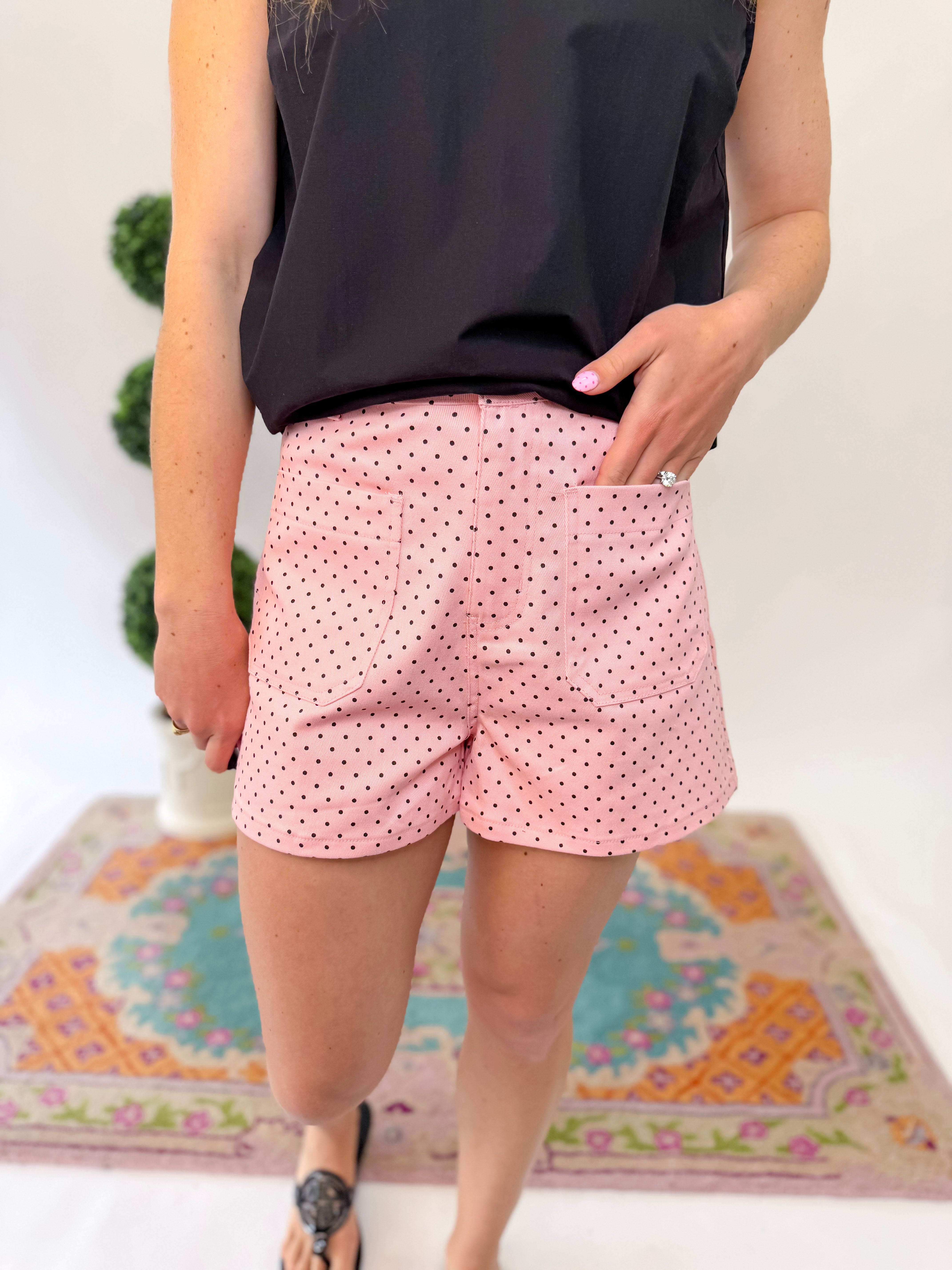 Dottie Darling Shorts - Lt. Pink