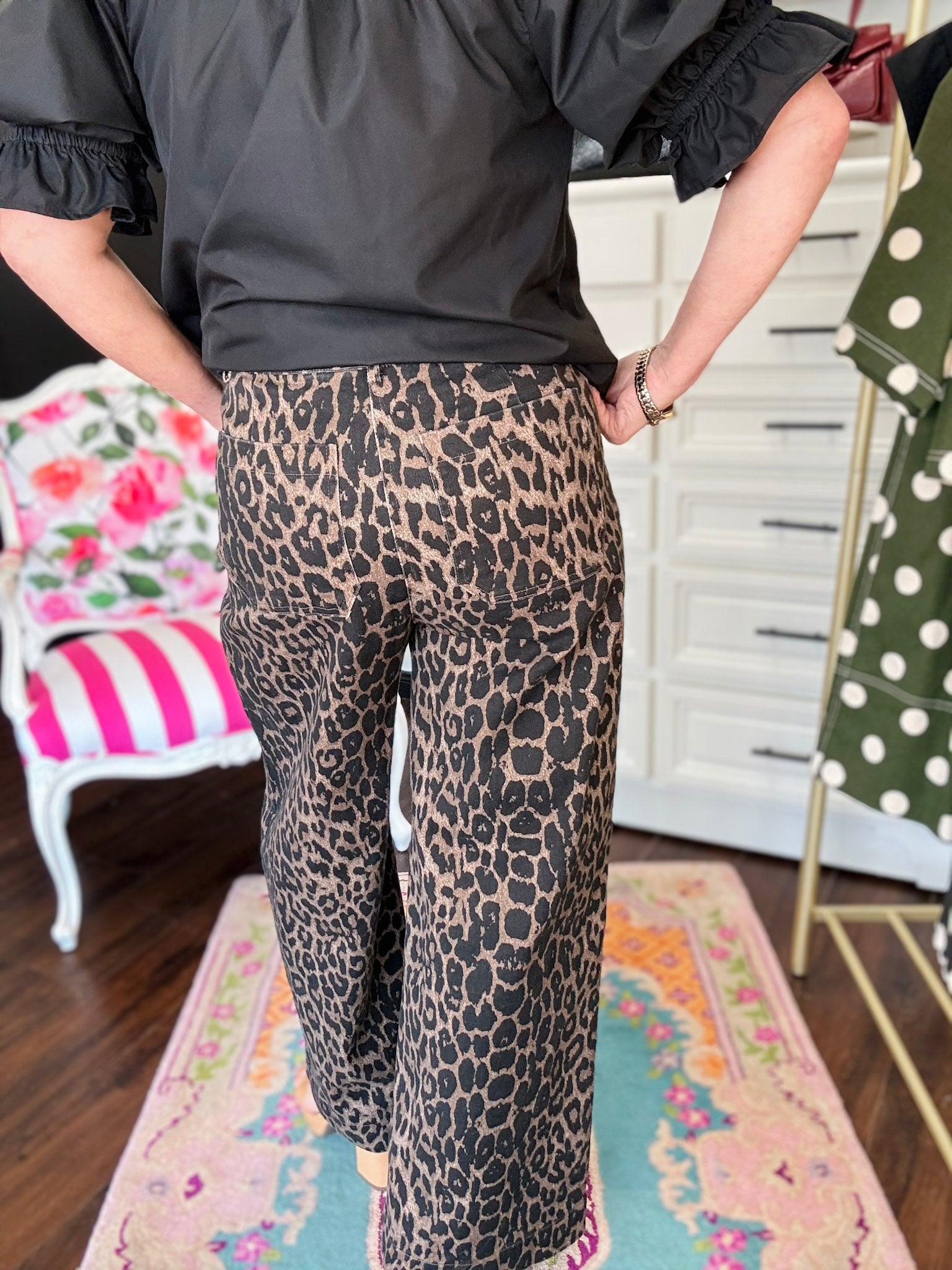 The Wild Side Pant-Leopard