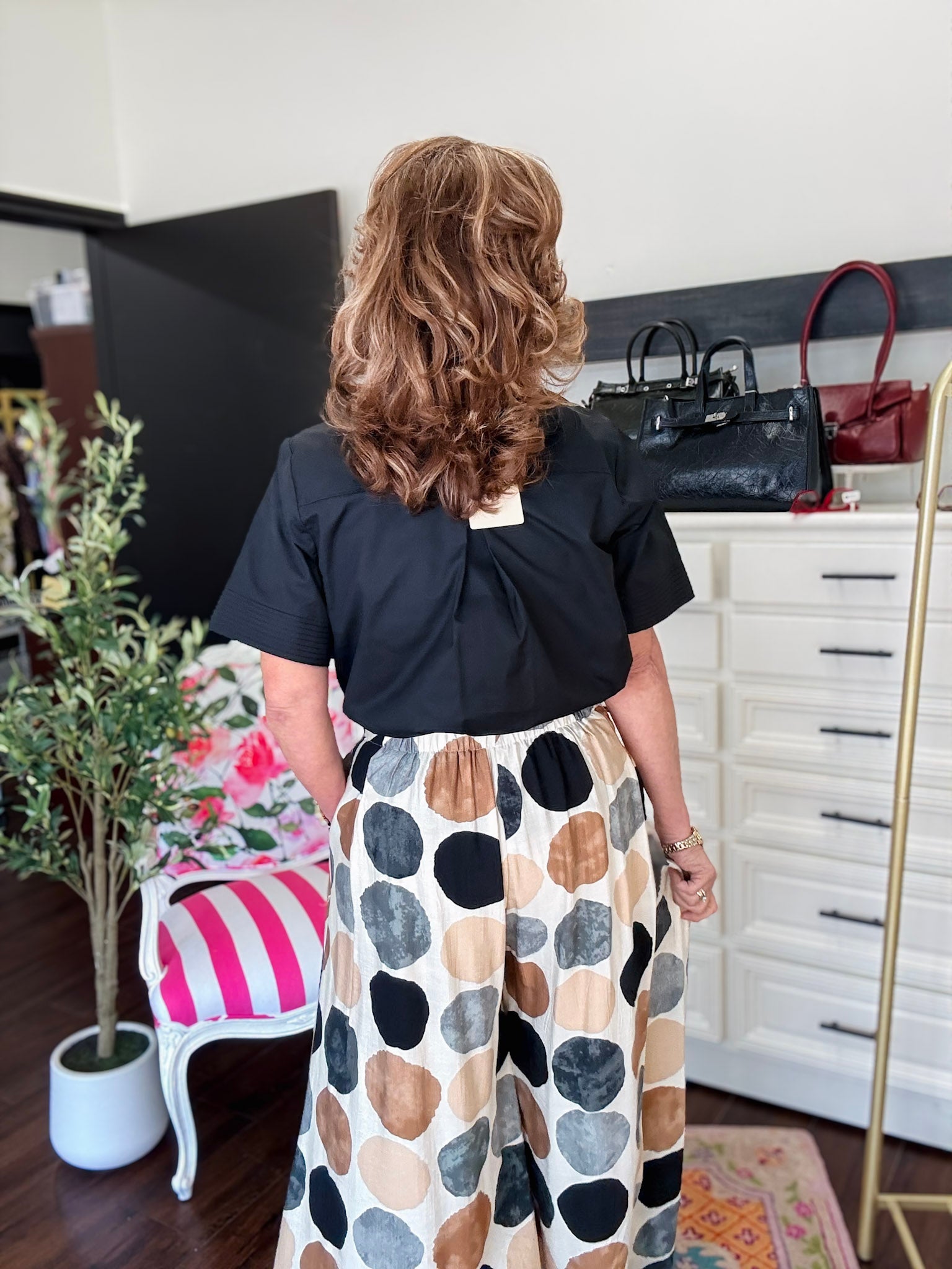 Classic Style Top - Black
