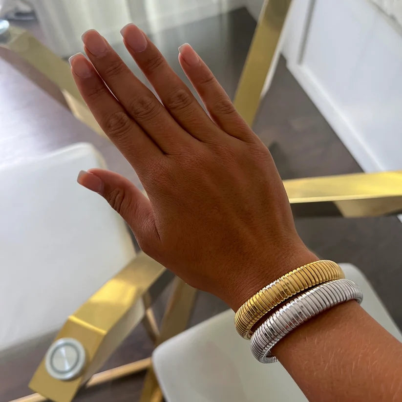 Thin Emma Bracelet-Silver