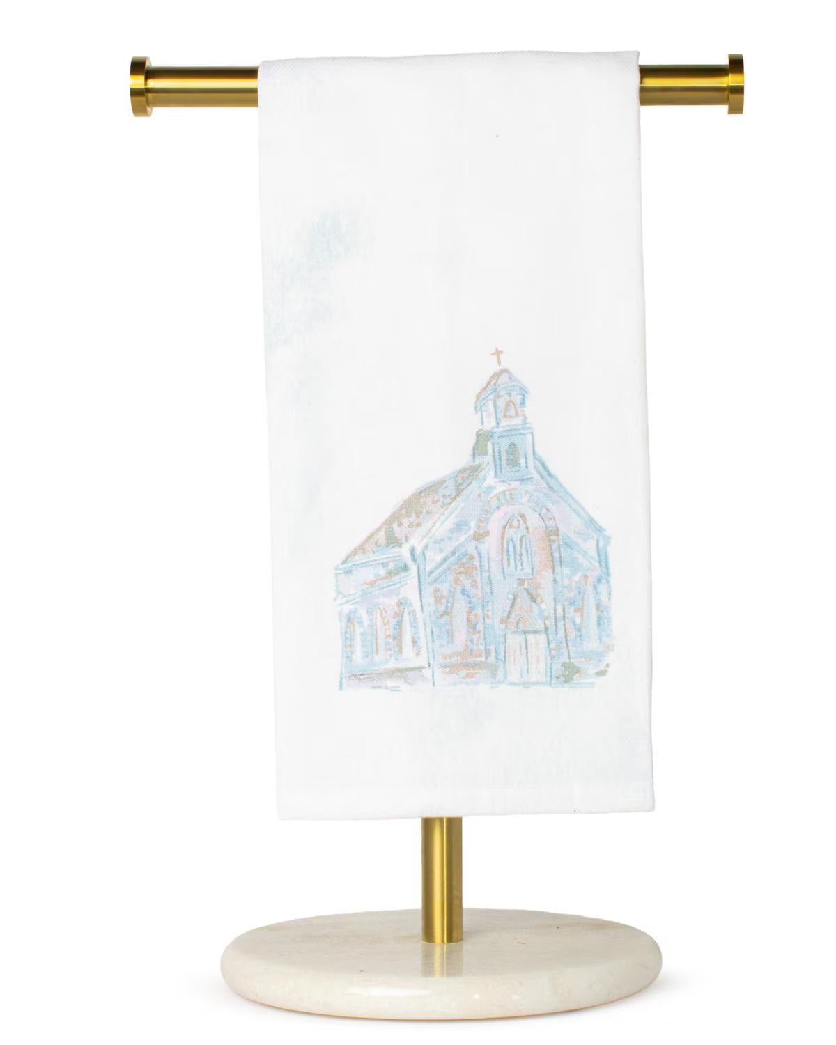 Cornerstone Church Hand Towel - Blue/White
