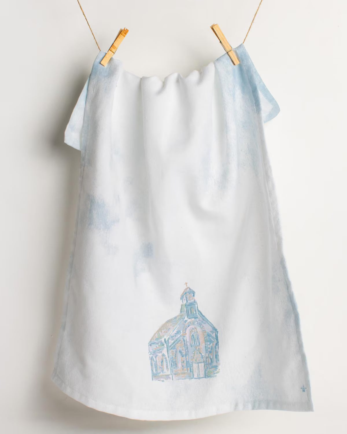 Cornerstone Church Hand Towel - Blue/White