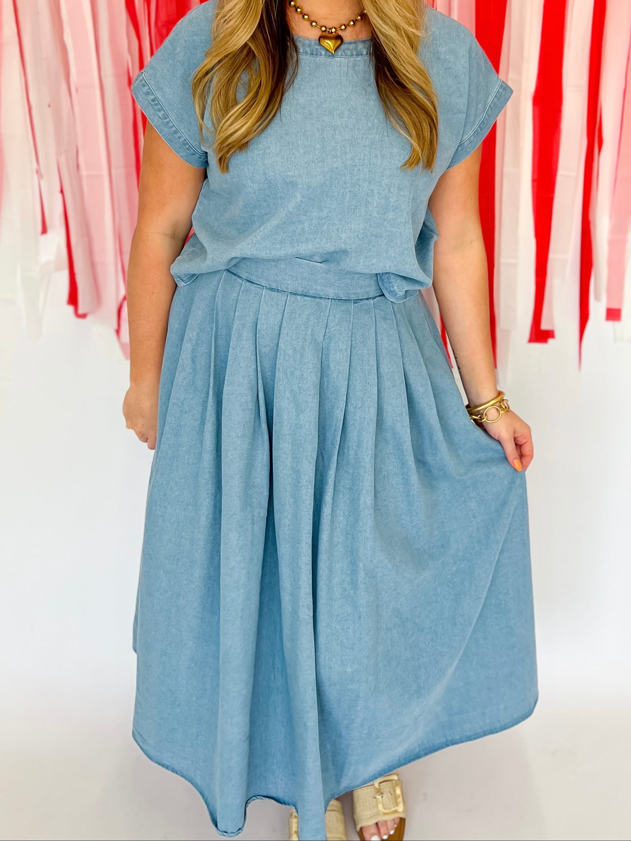 Bayside Blues Denim Top