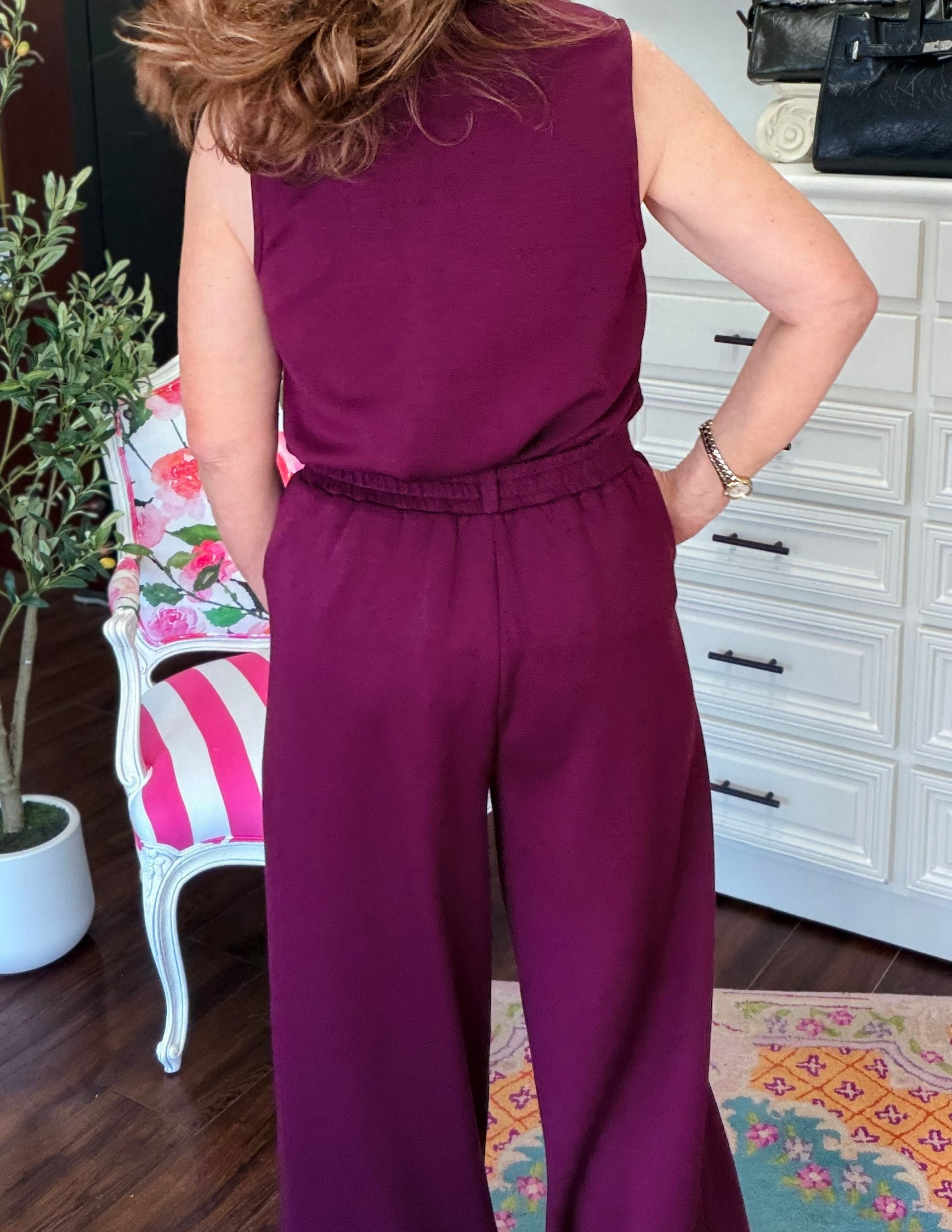 The Classic Trouser - Burgundy