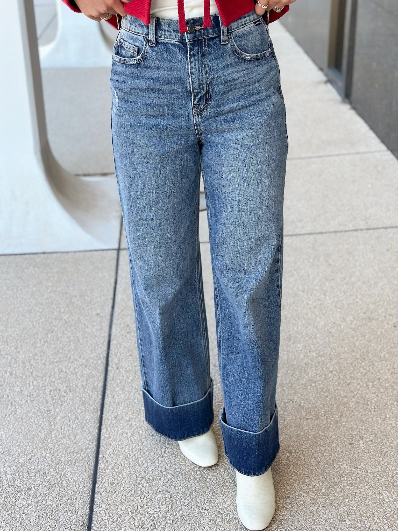 Meagan Cuffed Hem Jeans