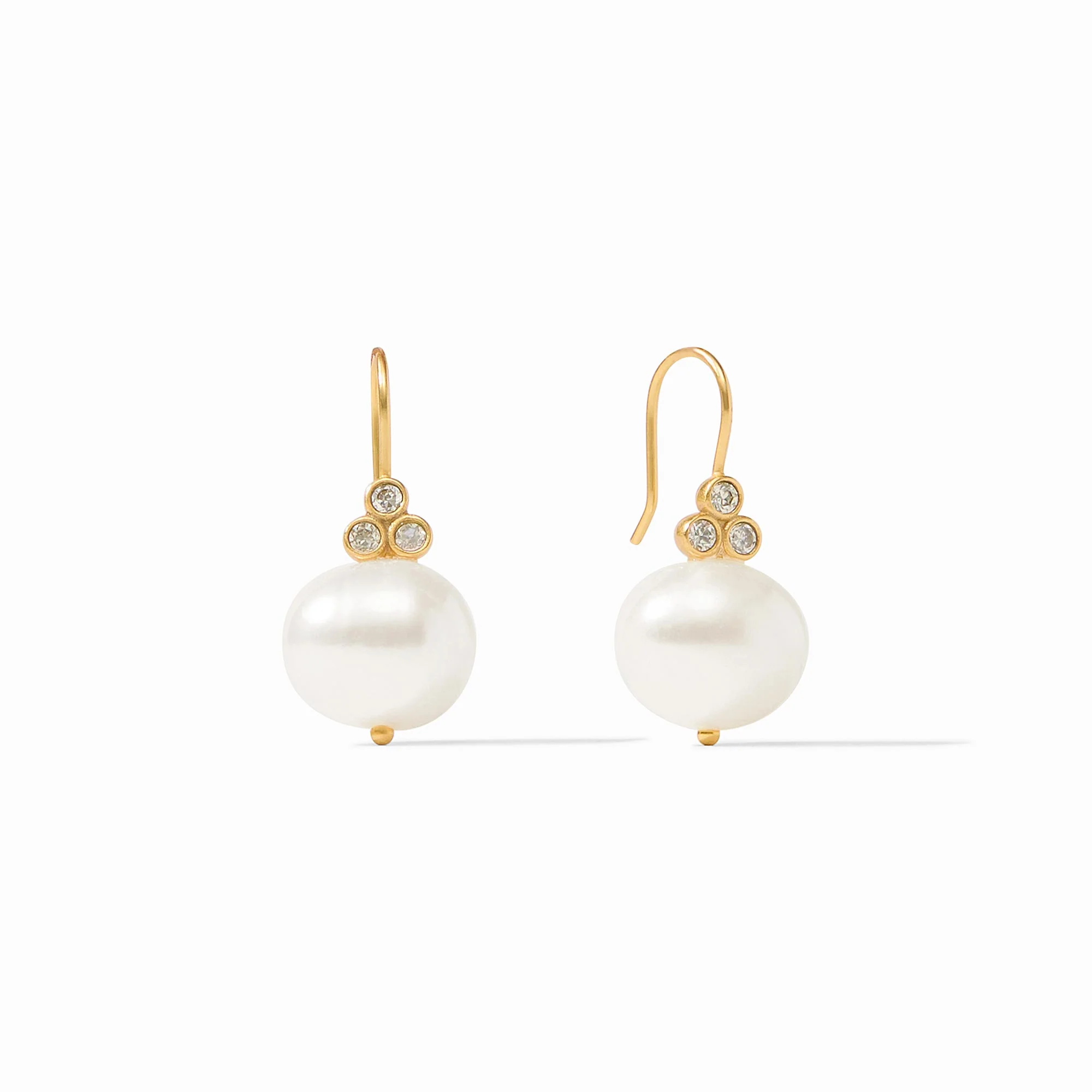 {Julie Vos}Tudor Pearl Earring-Gold-Pearl
