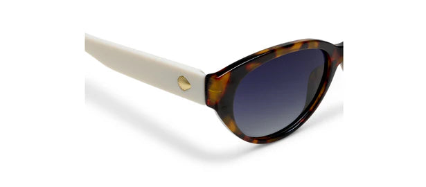 En Route Polarized Sunglasses- Tortoise/White