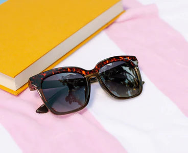 Frenchy Polarized Sunglasses- Green/Leopard Tortoise