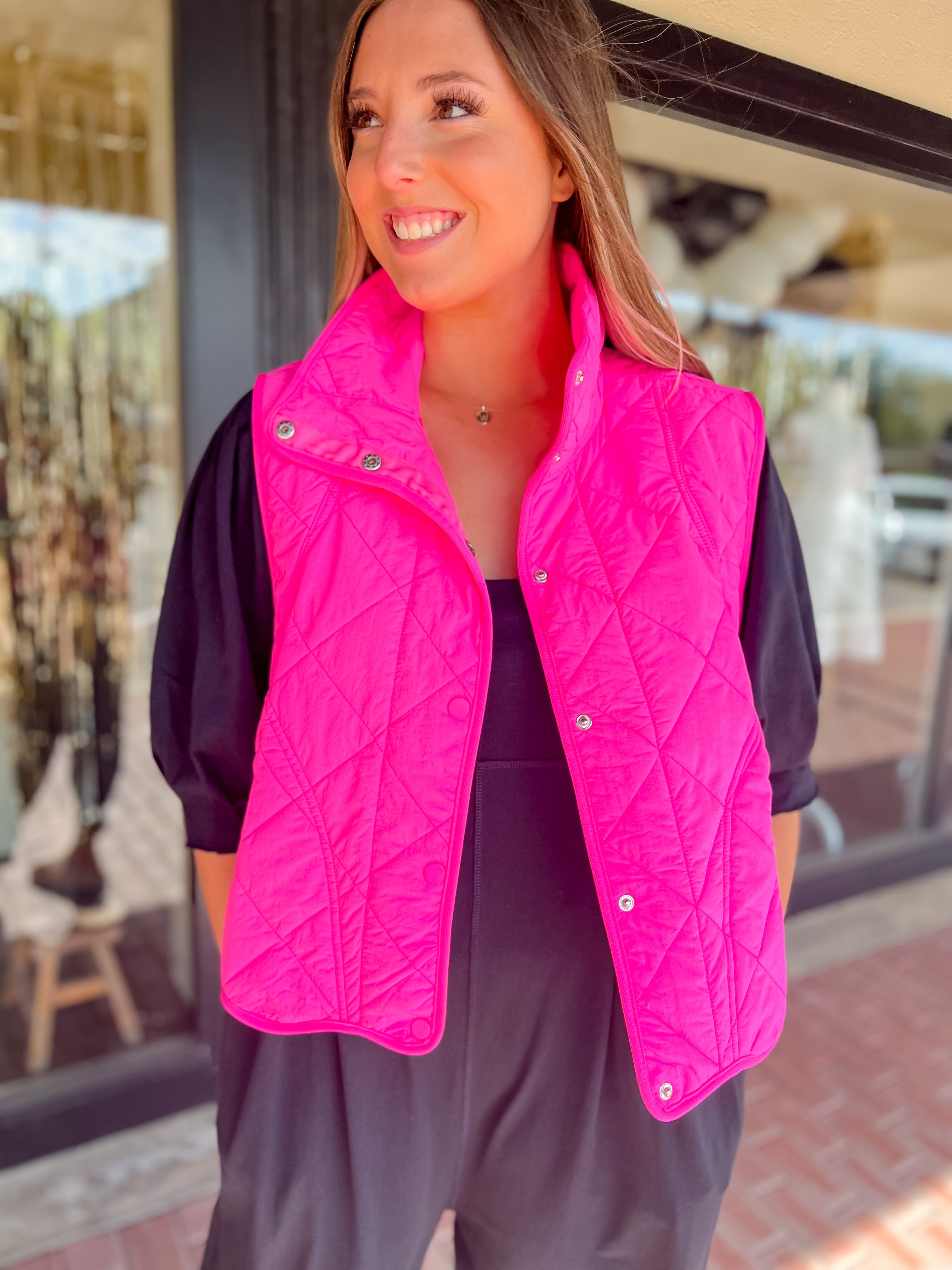 Shine Brighter Quilted Vest