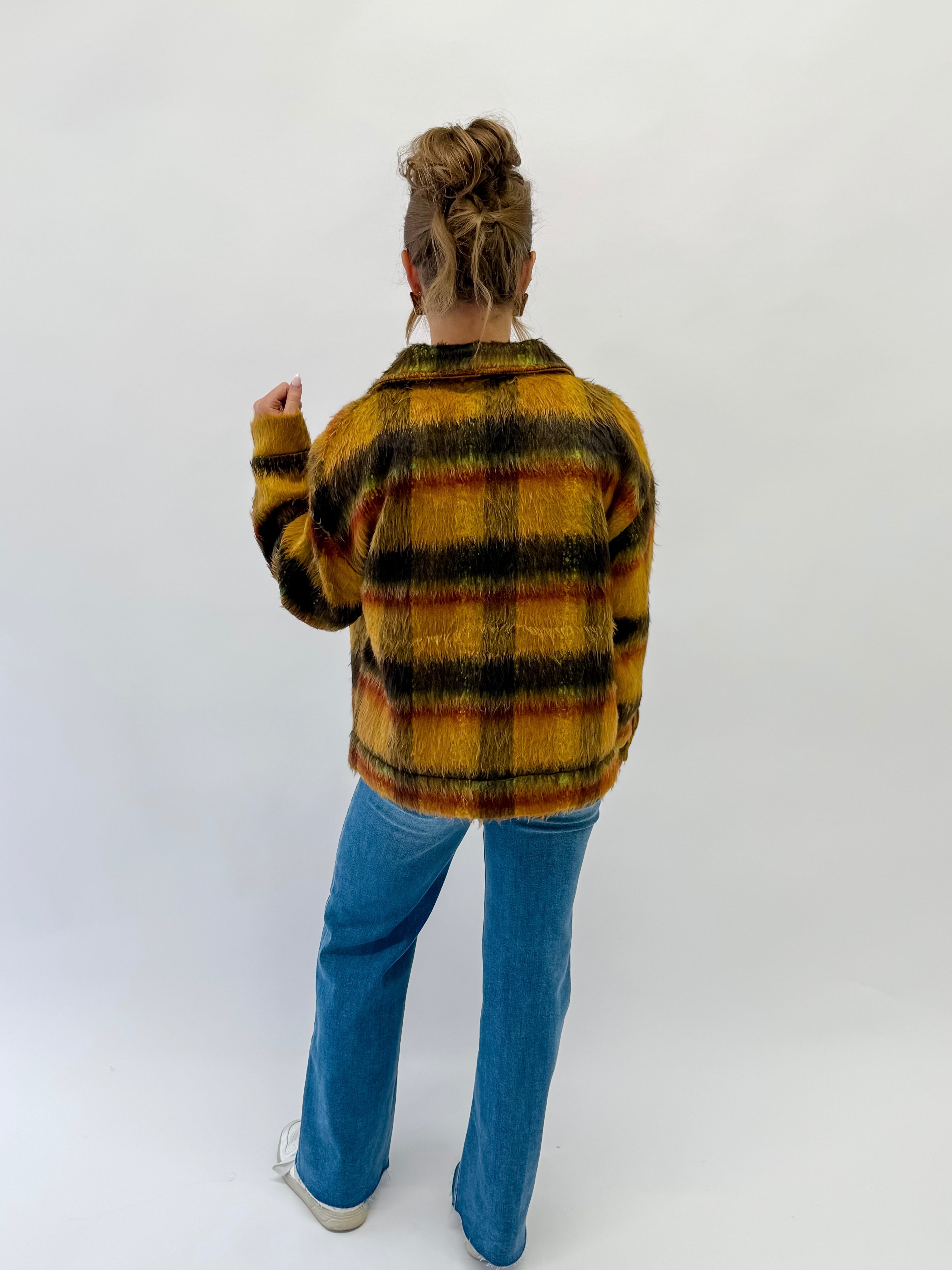 Darcey Space Dye Front Snap Shacket