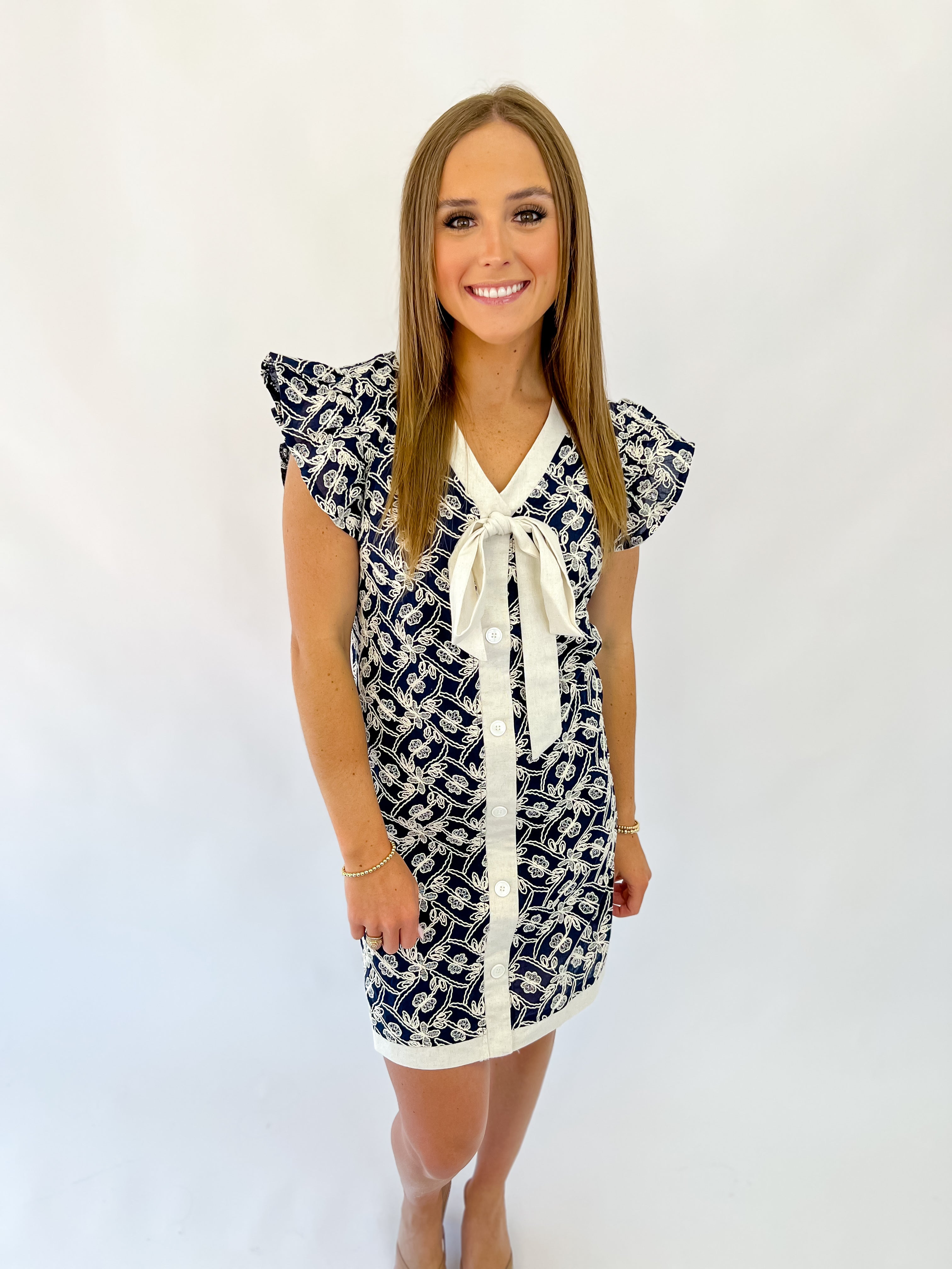 So Tailored Dress-Navy