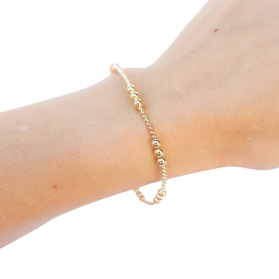 [Beaded Blondes] ILY Standard Bracelet - Gold