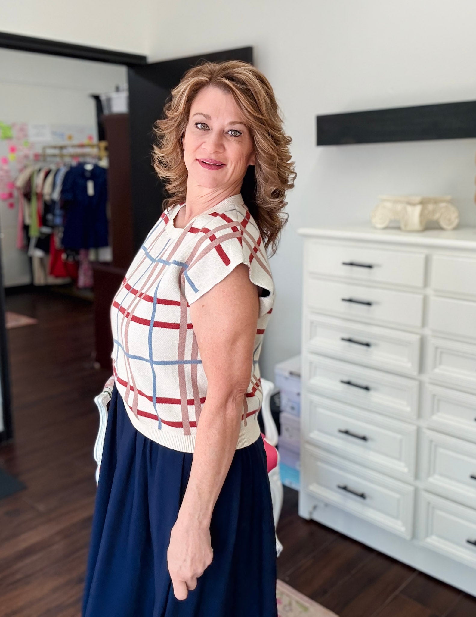 Timeless Twofer Dress - Ecru