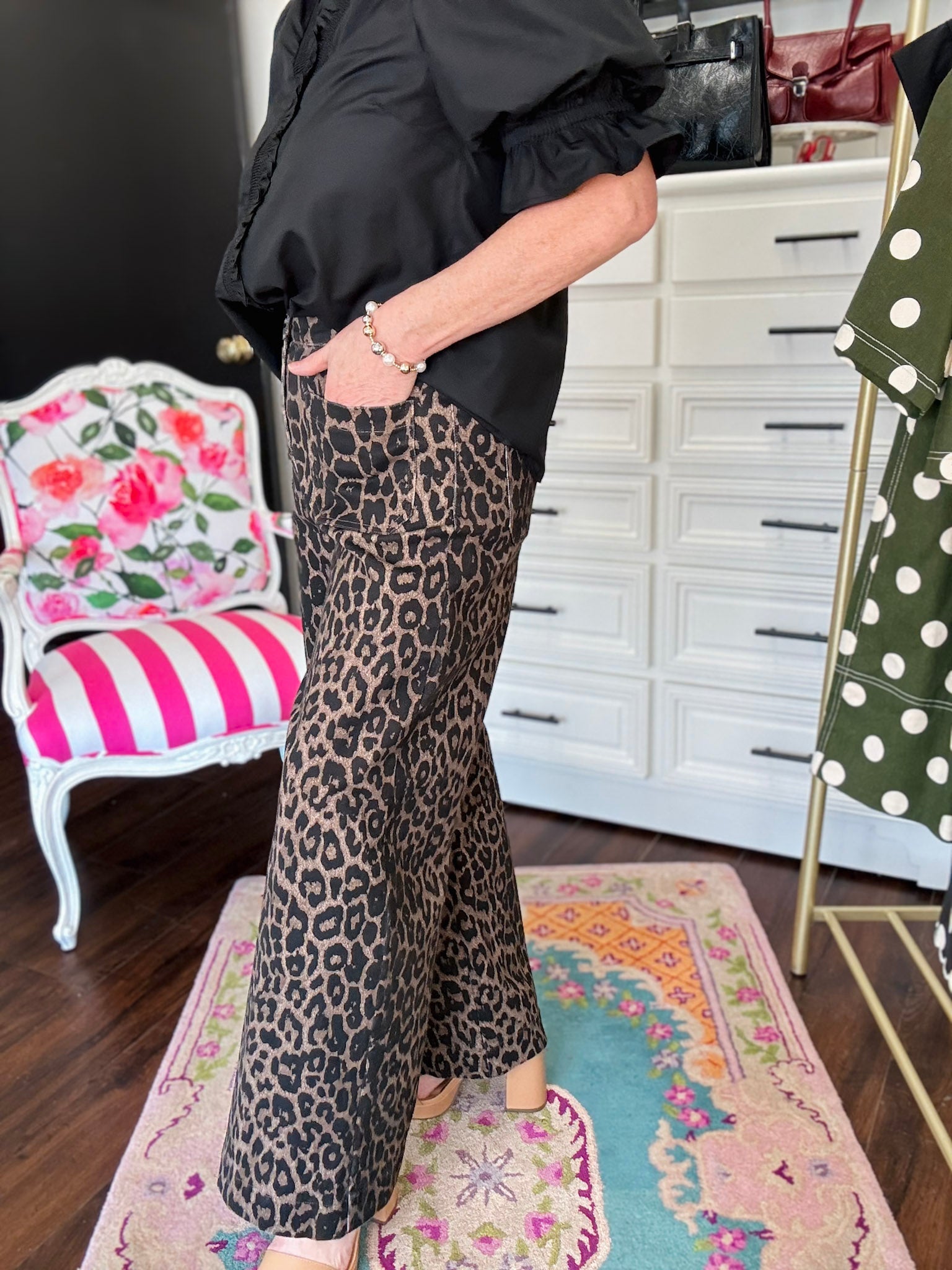 The Wild Side Pant-Leopard