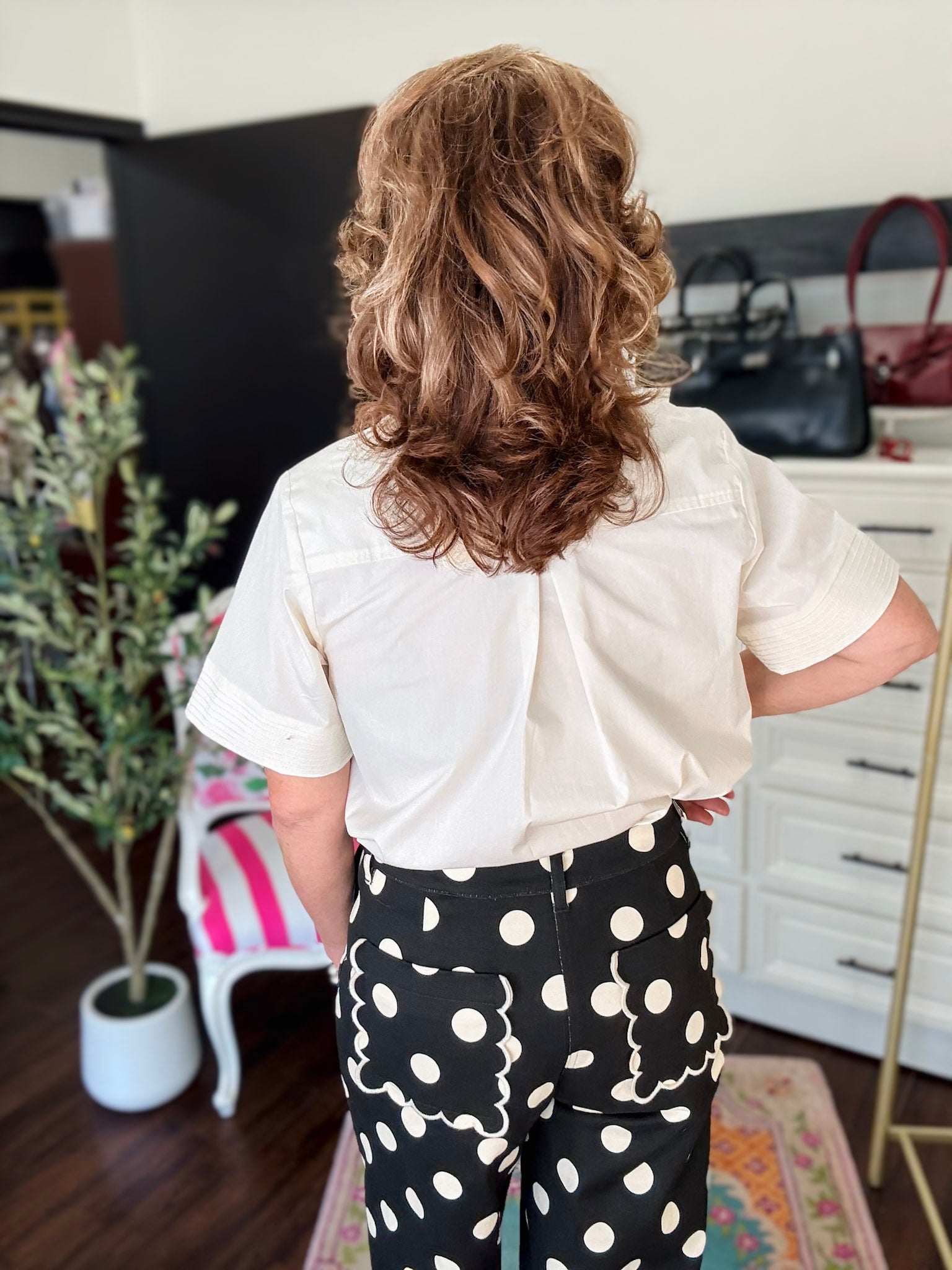 Classic Style Top - Ecru