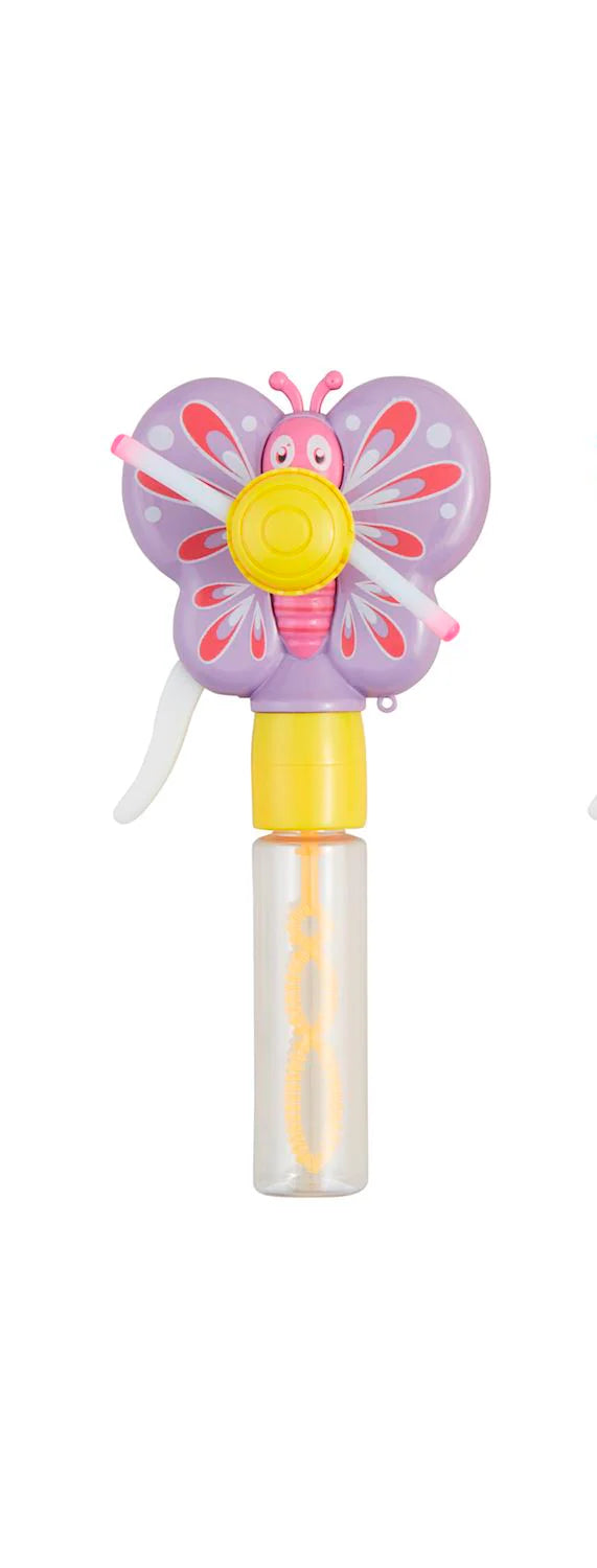 Butterfly Bubble Fan - Purple
