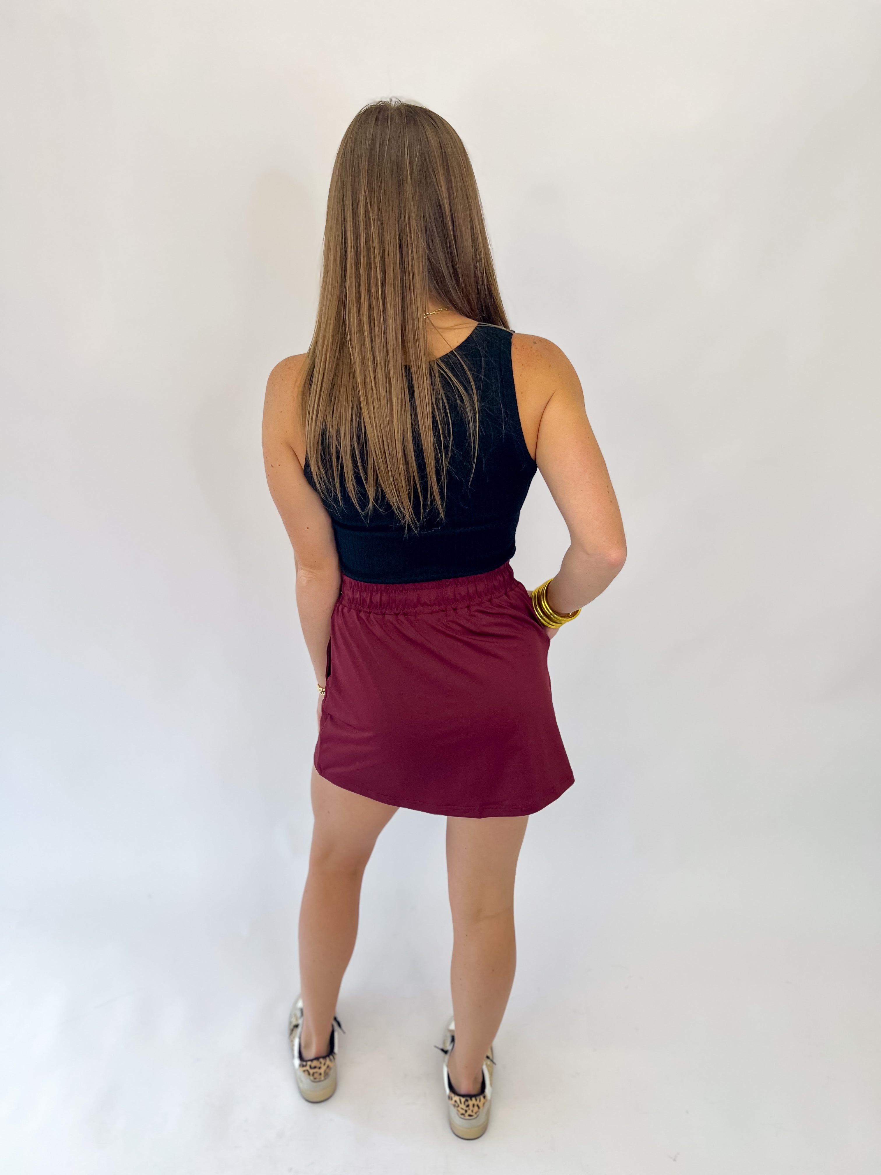 Jess Lea Skort- Maroon