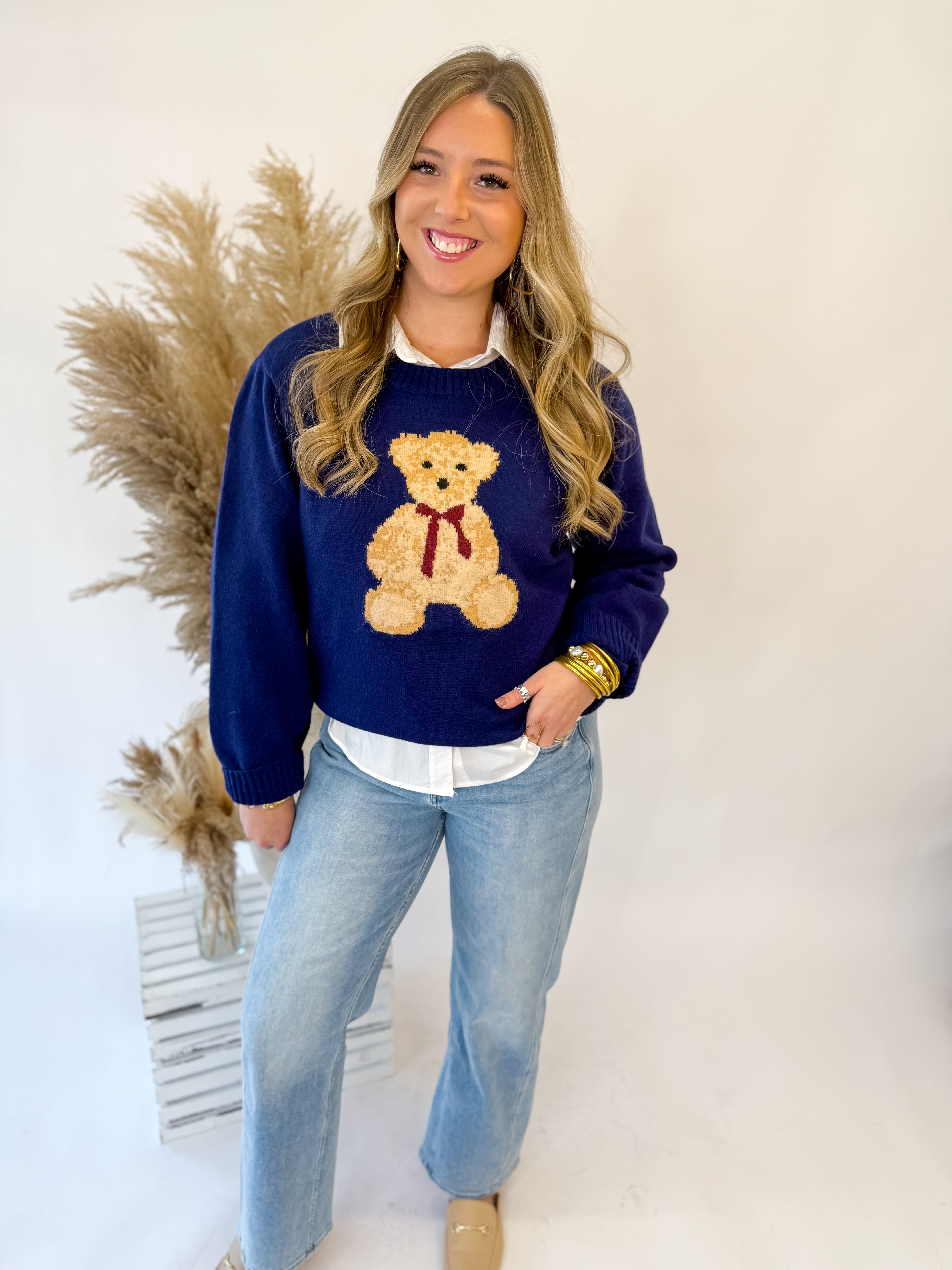 The Iconic Bear SweaterNavy