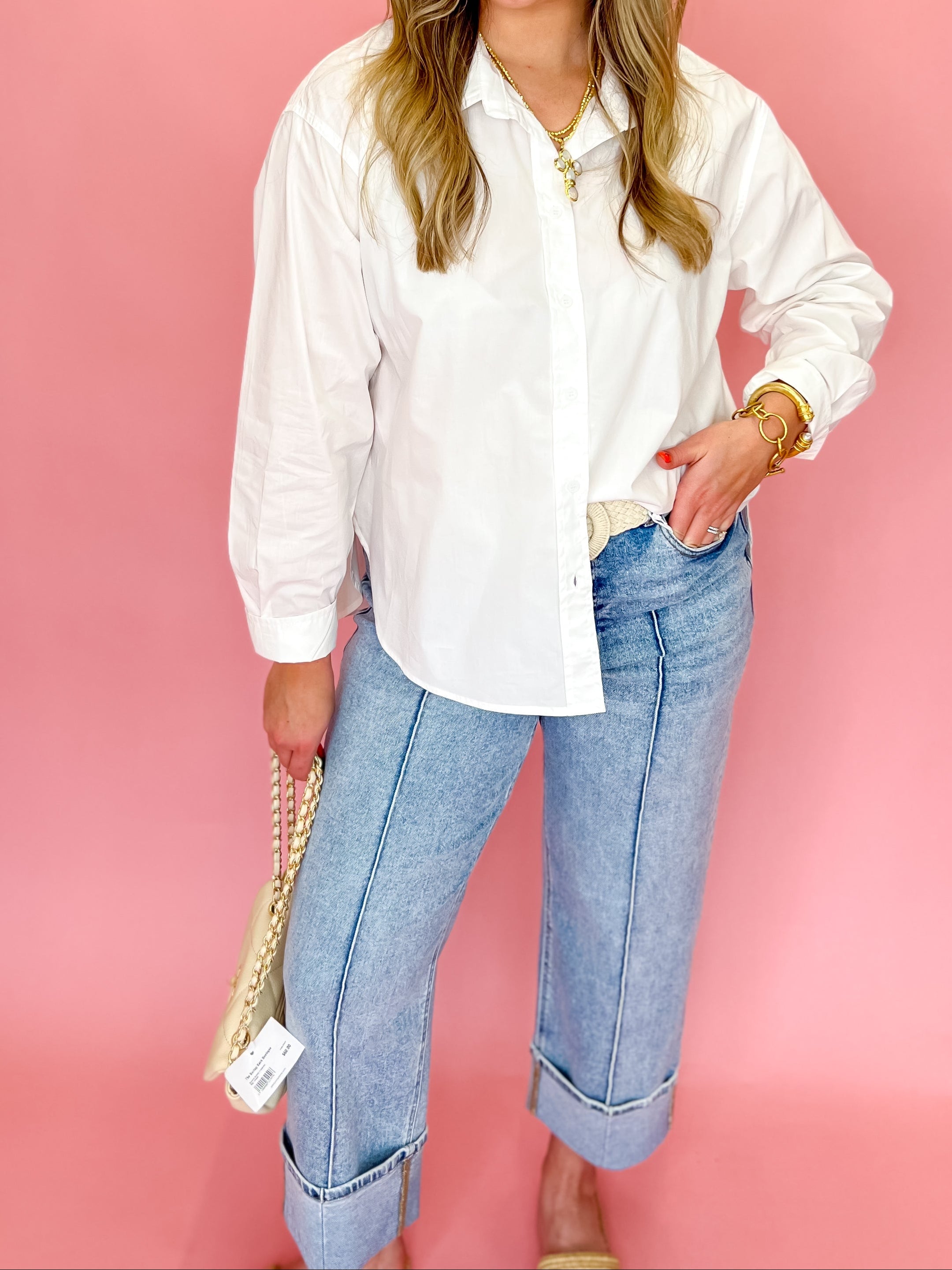 The Everyday Poplin Shirt - White