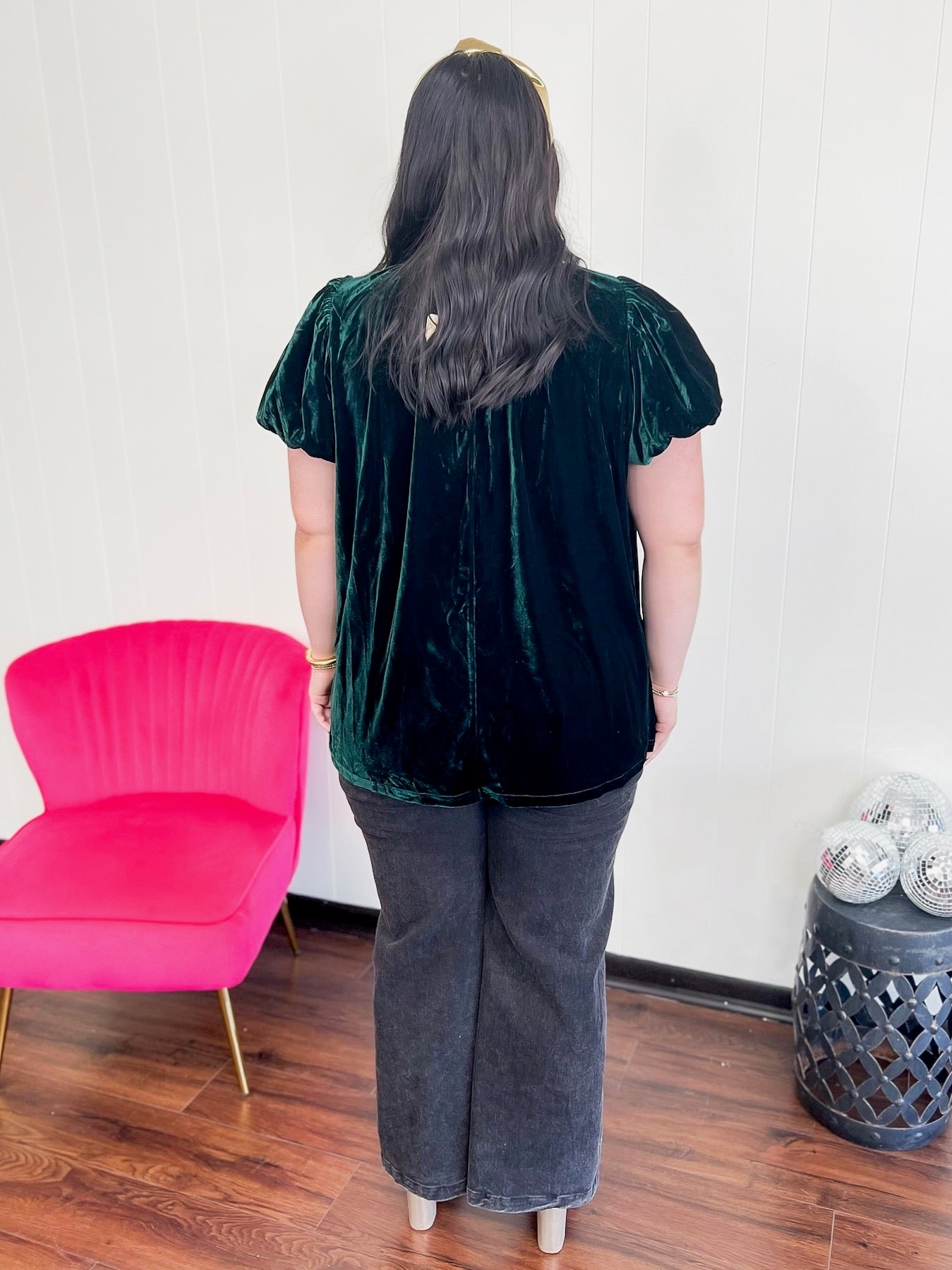 Dreamy Holiday Velvet Top