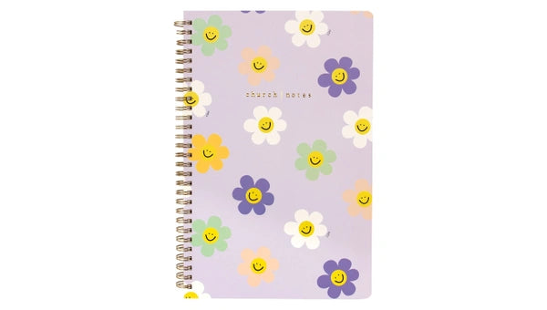 Church Notes Happy Daisy  Notebook - Callie Danielle x Church Notes Co.