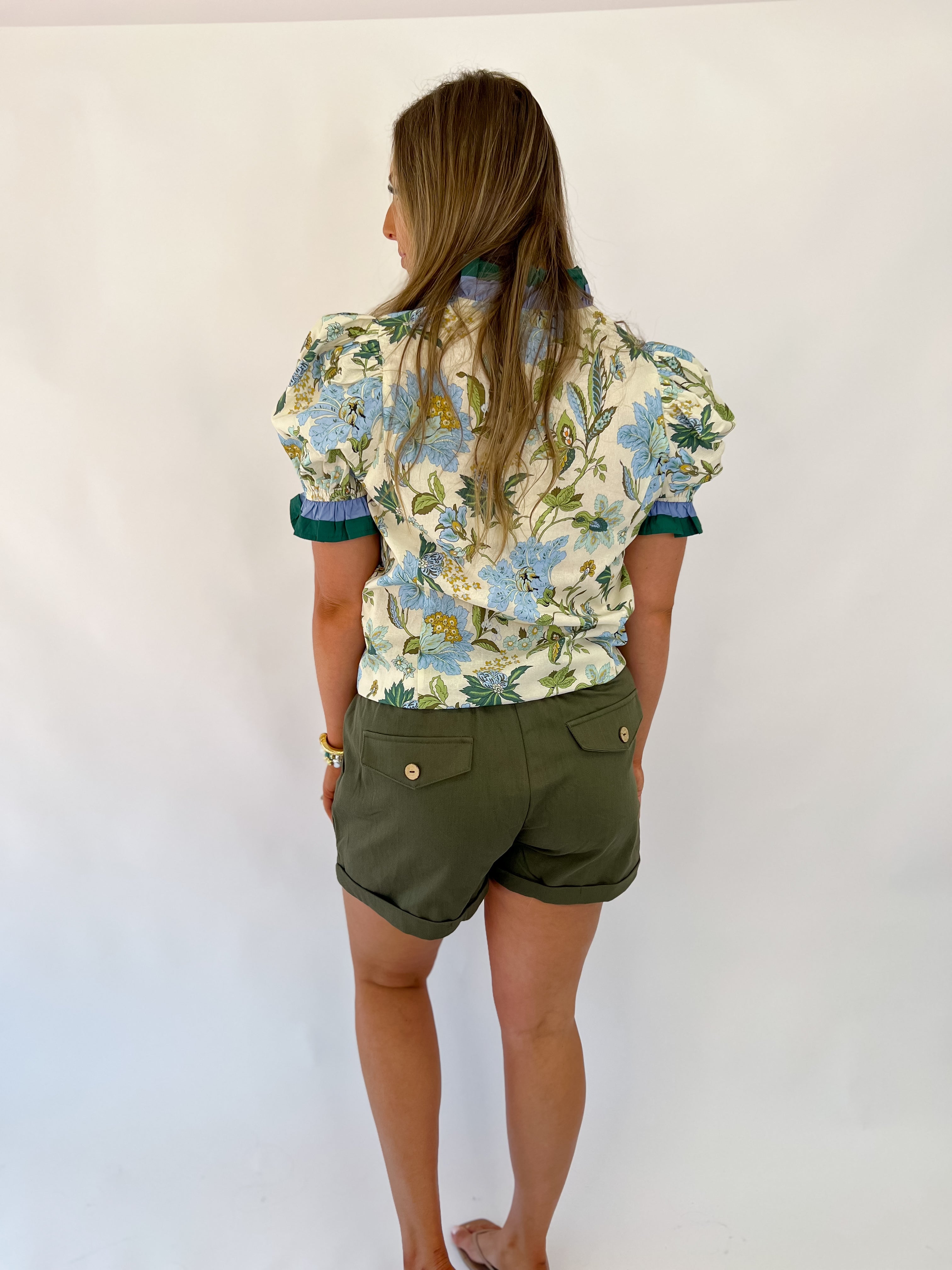 Olive Fun Cute Shorts