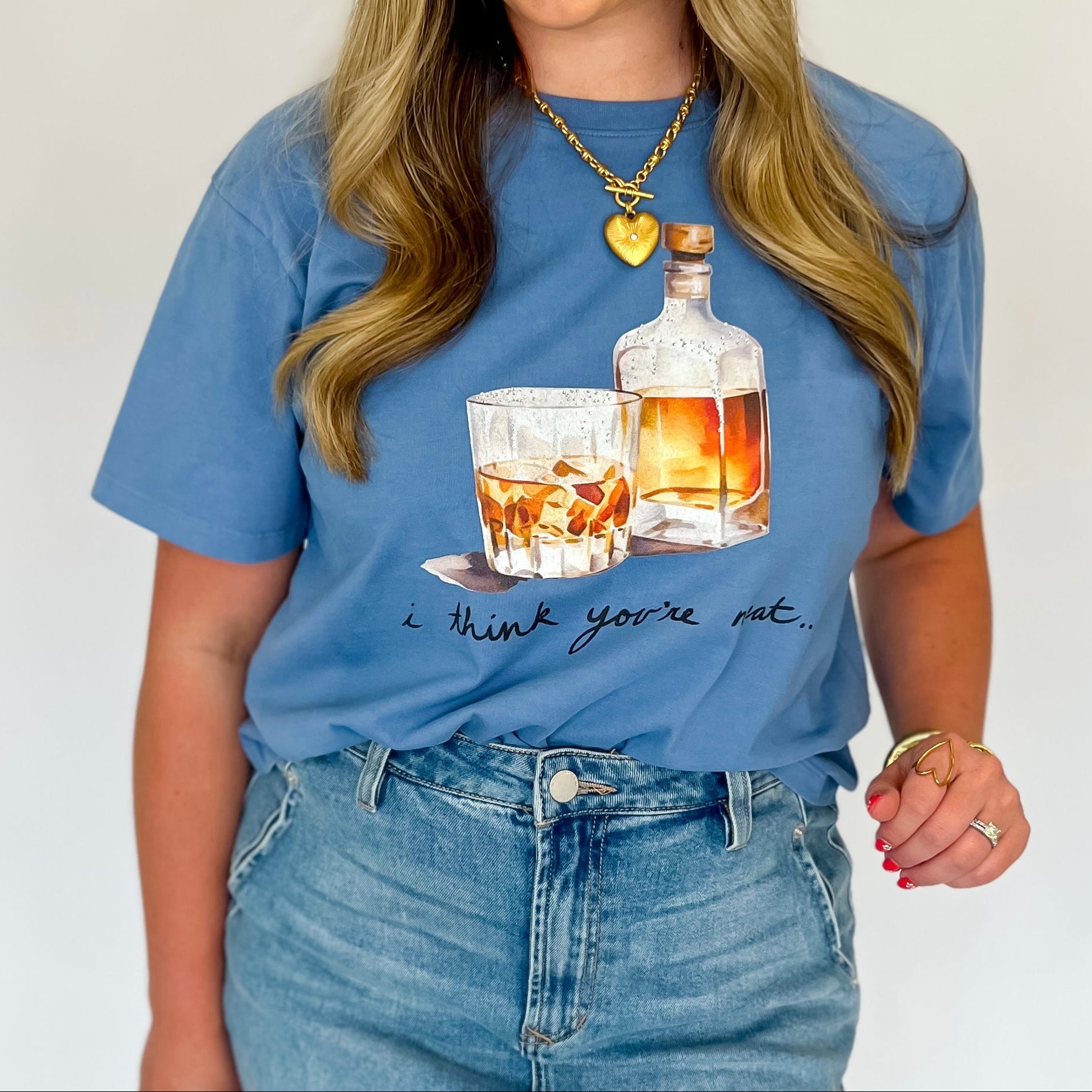 I Think You're Neat Wide Neck Tee
