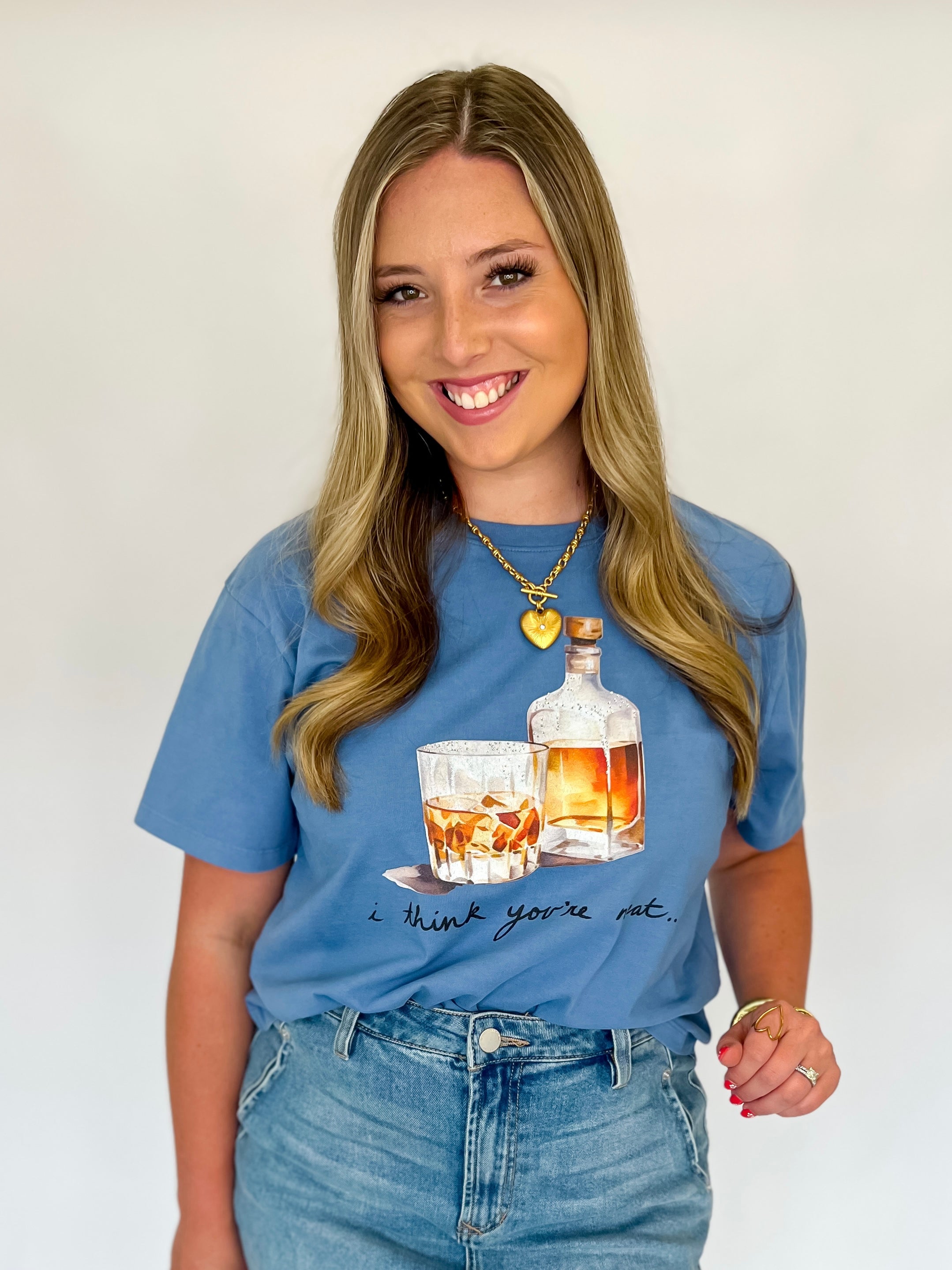 I Think You're Neat Wide Neck Tee