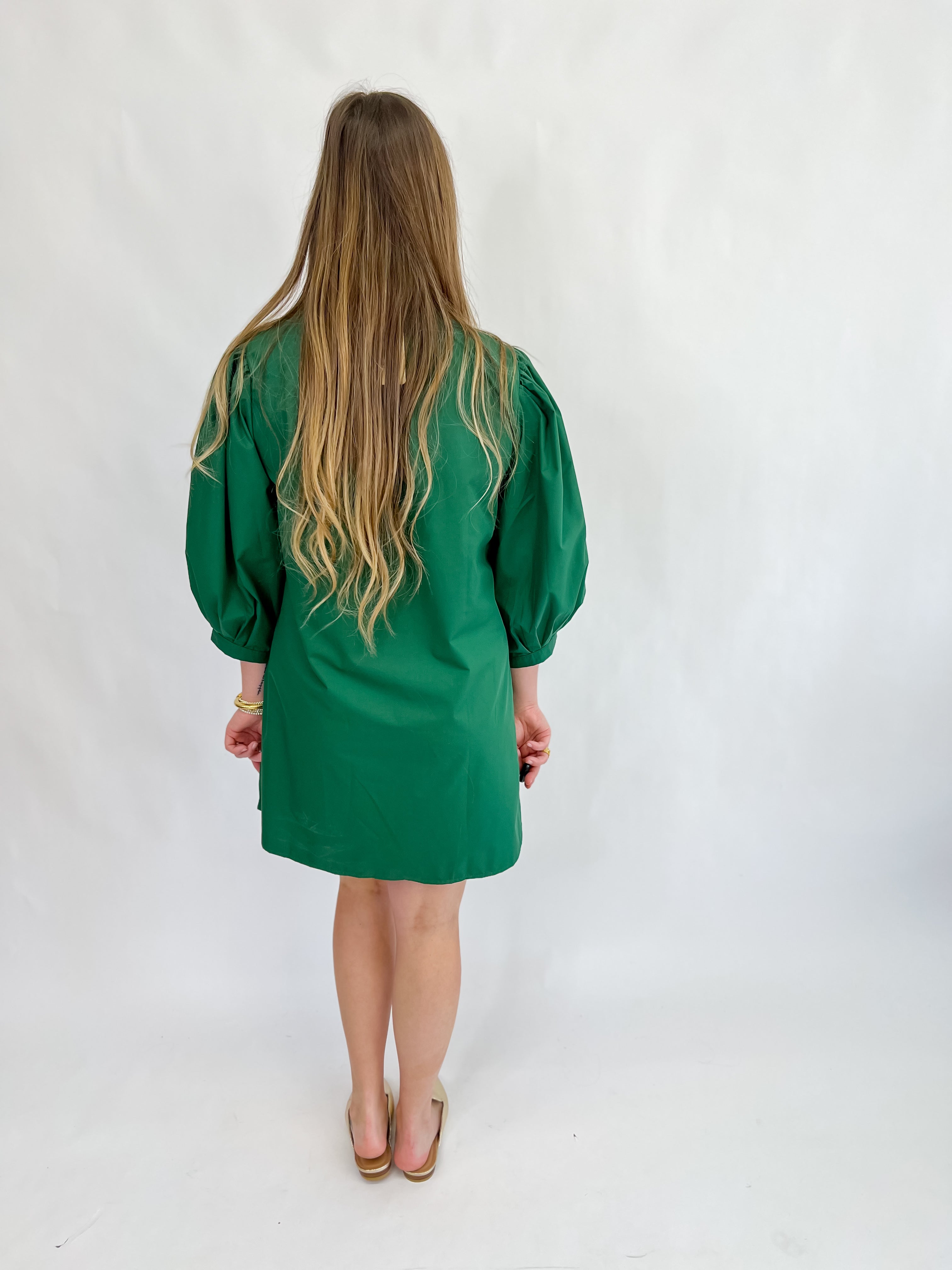 [Entro] Bring Me Along Mini Dress-Green