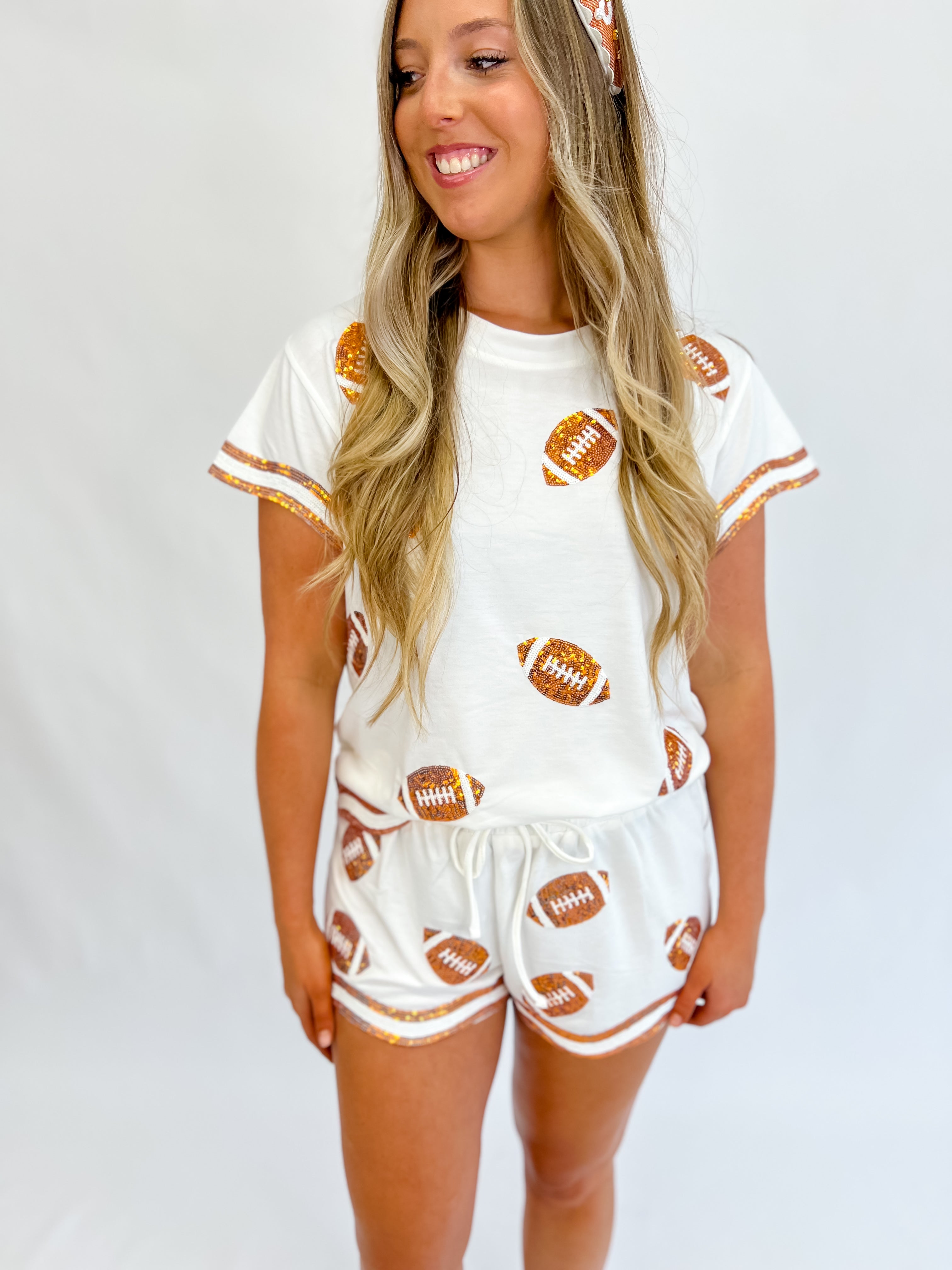 [Mary Square] Ginny Football Short Set