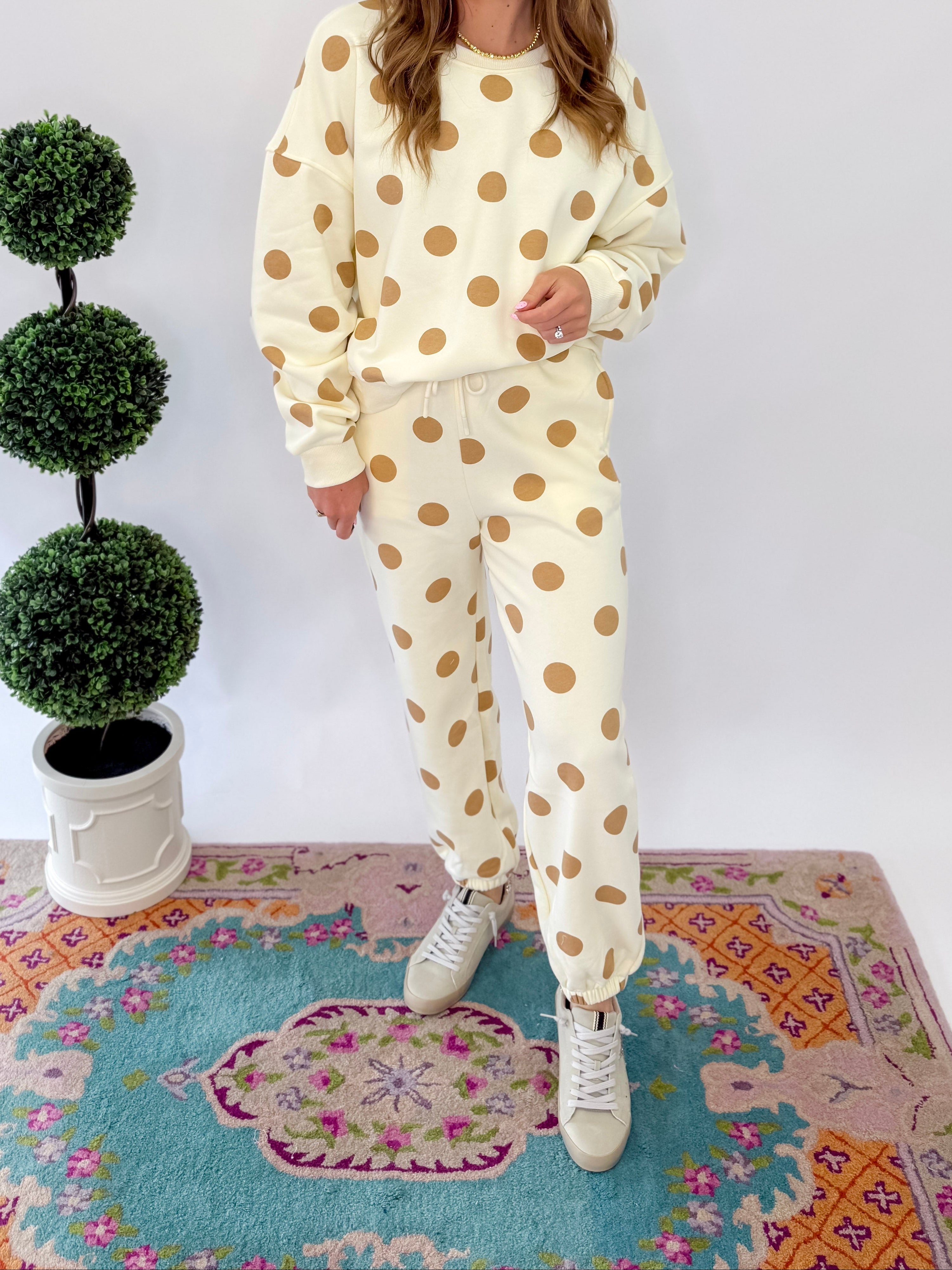 Blaire Polka Dot Sweatpants