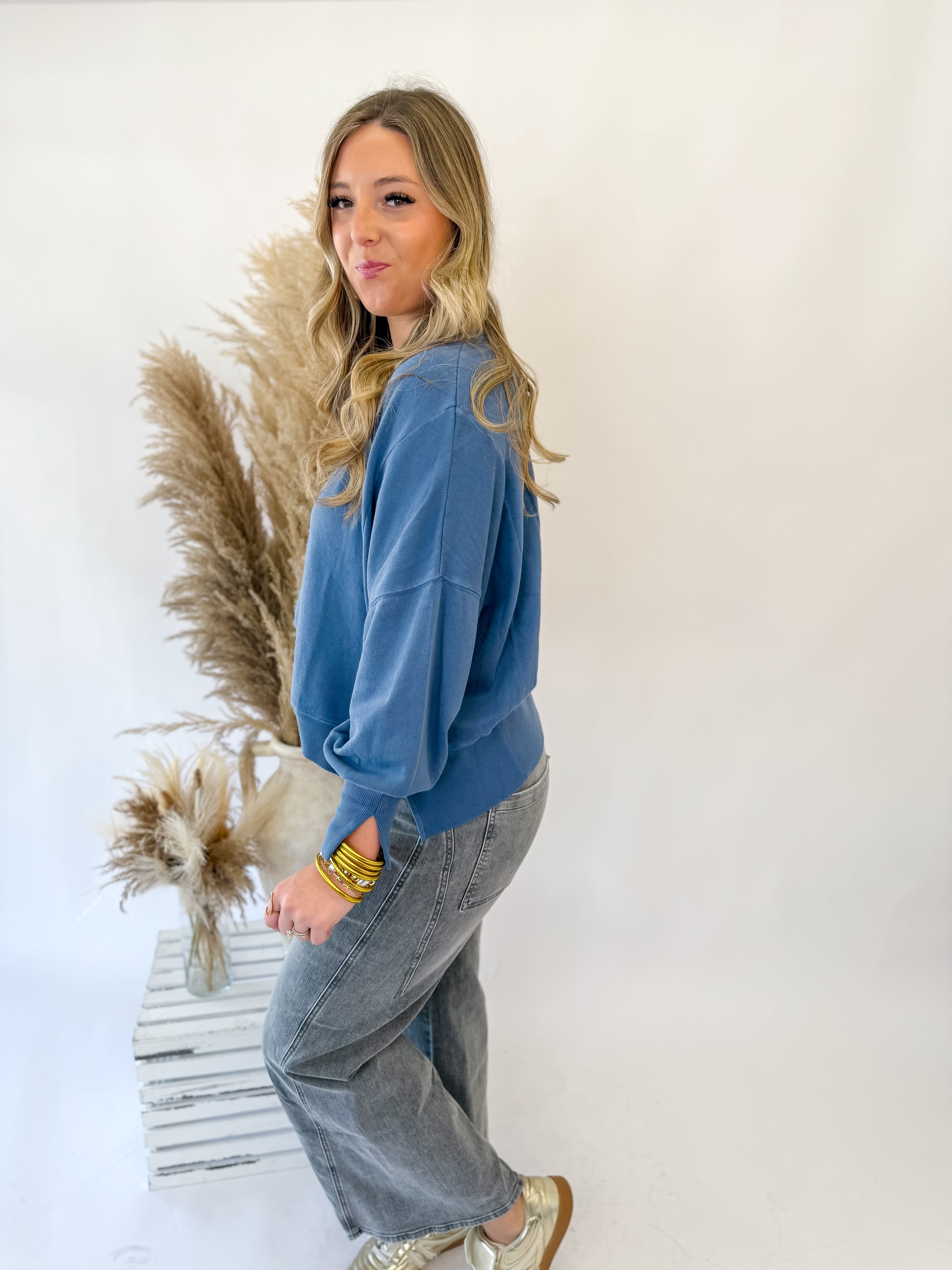 [Dear John] Trenton Sweater- Vintage Indigo