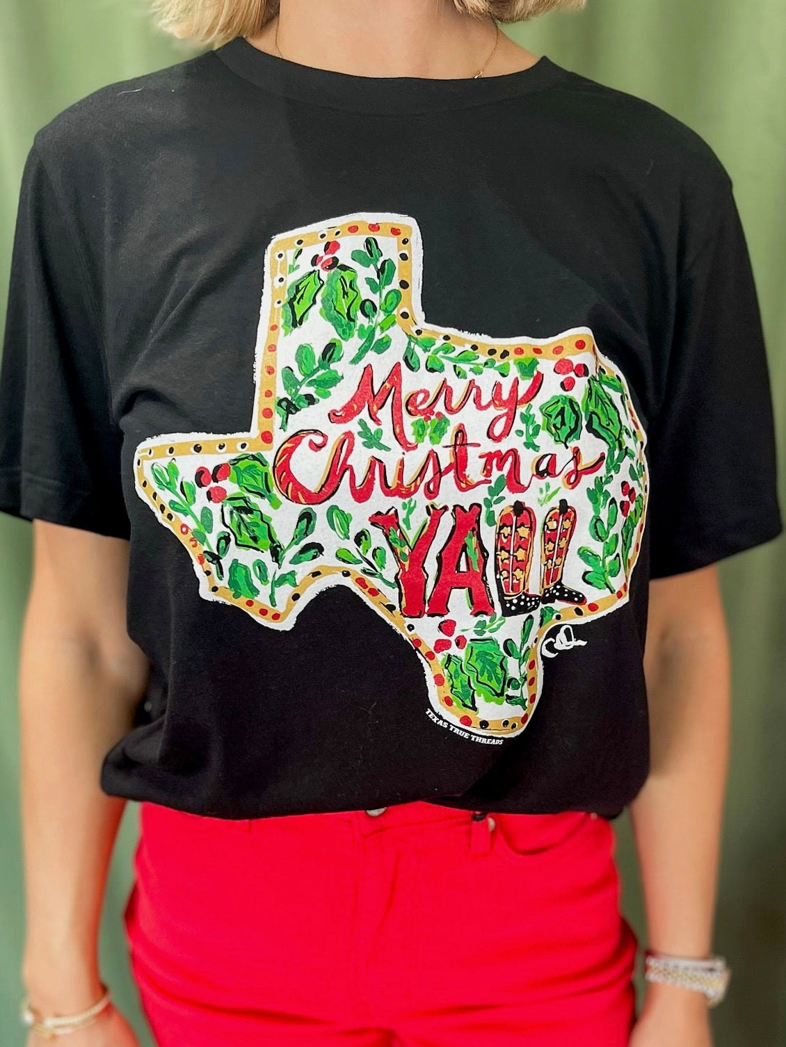 Texas Merry Christmas Y'all Tee