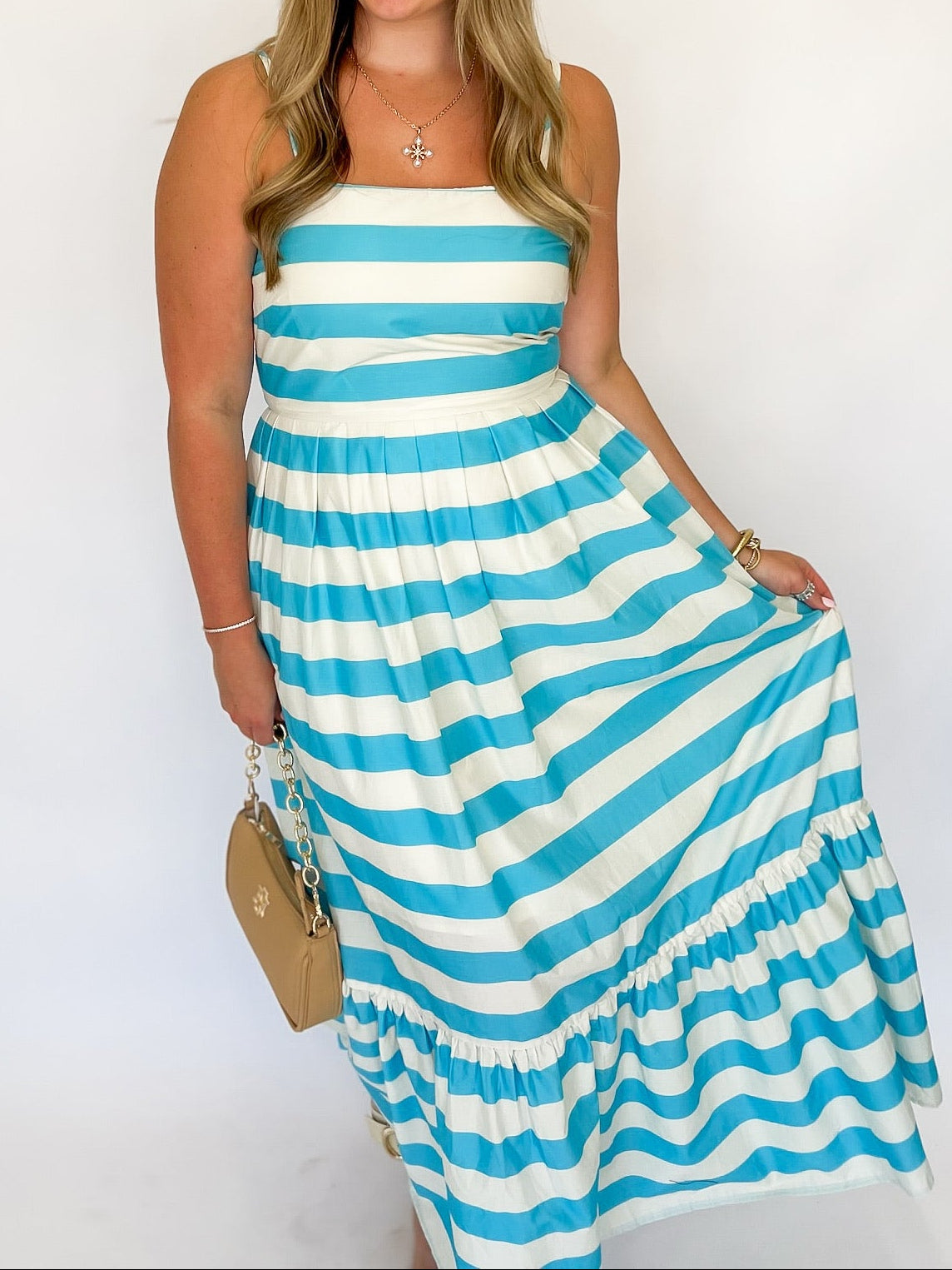 The Cabana Cutie Dress - Blue