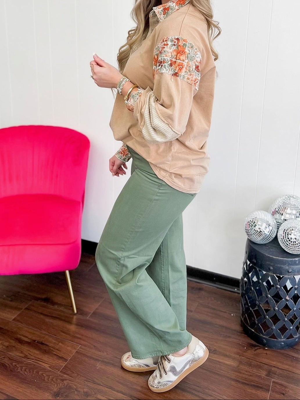 Rustic Sunset Oversized Top