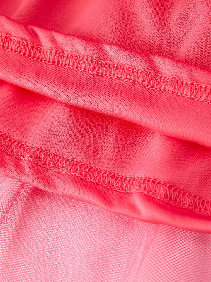 Christmas Candy Cane & Bow Tutu Girls Skirt