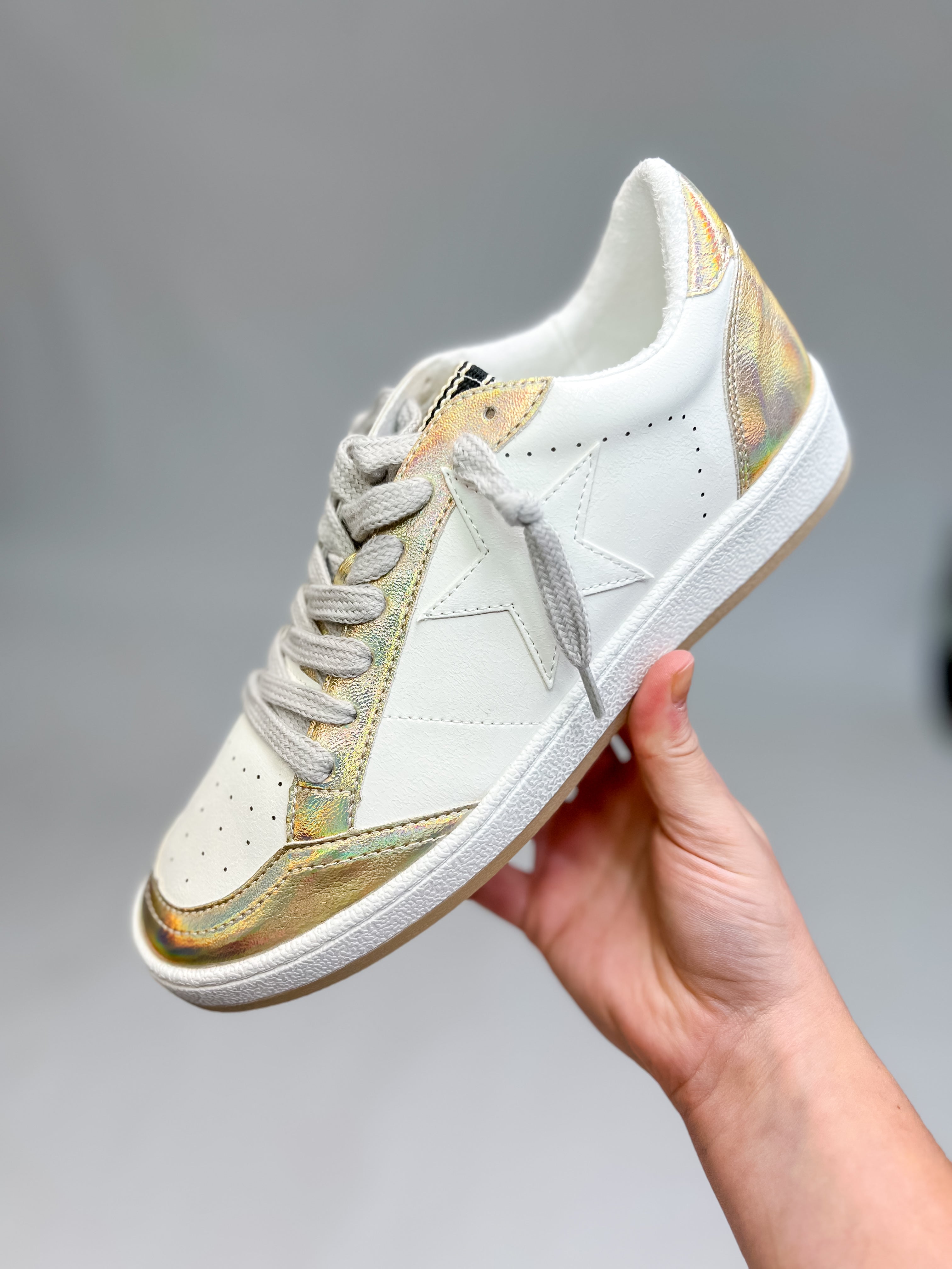 [Shu Shop] Paz Sneaker-Iridescent Gold