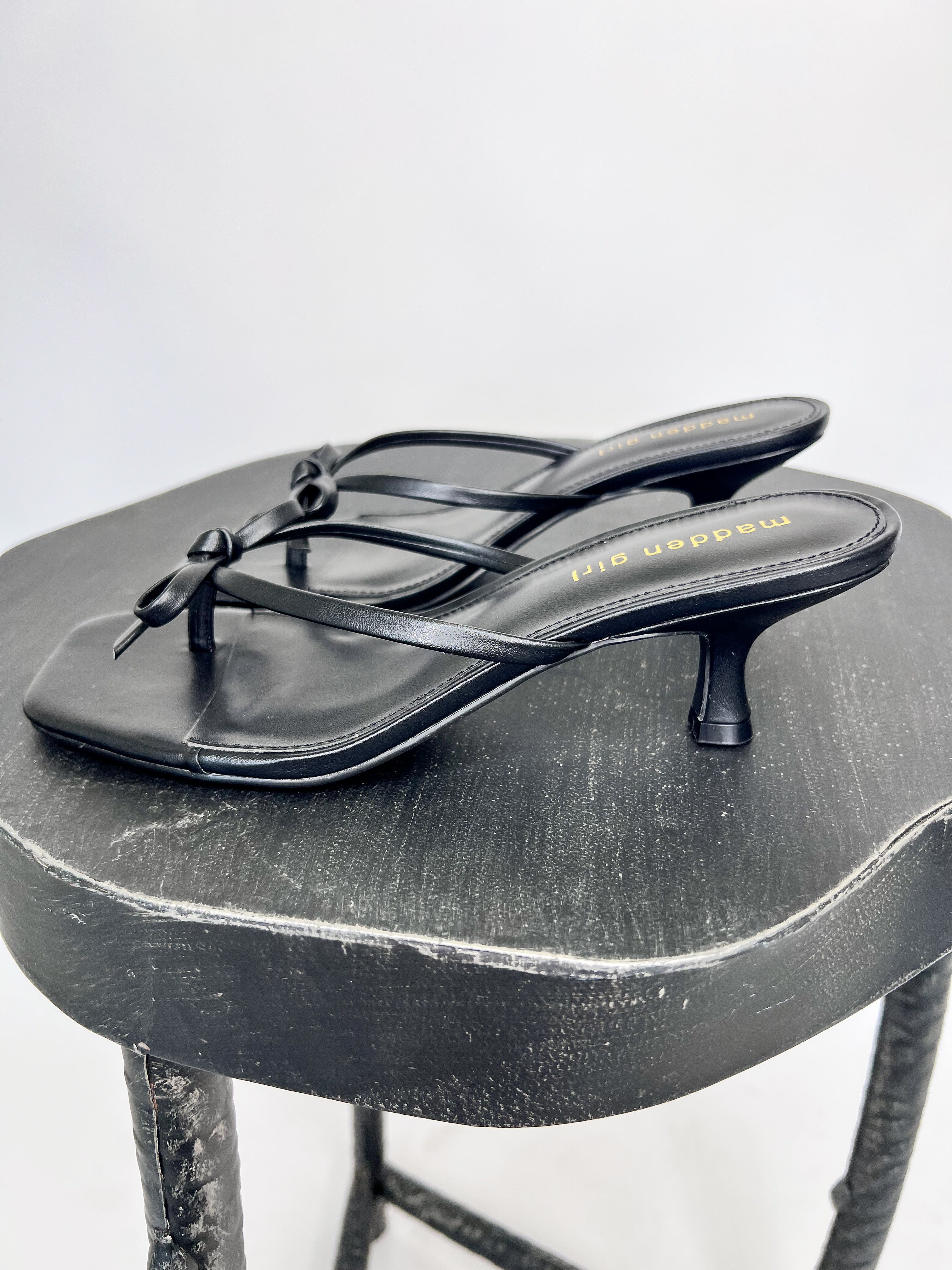 [Madden Girl] Charlotte Kitten Heel - Black