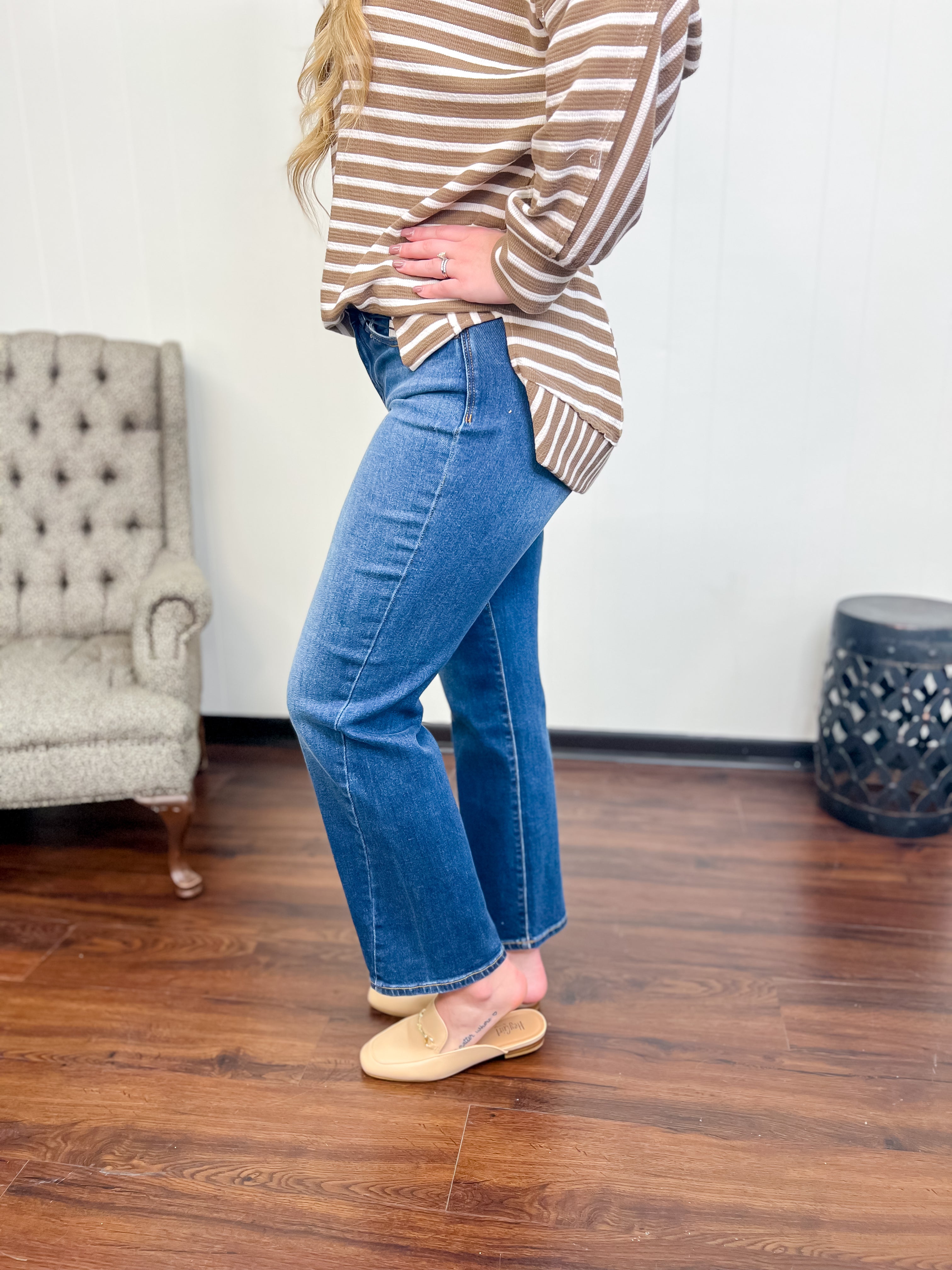 The Kelsey Straight Leg Jean