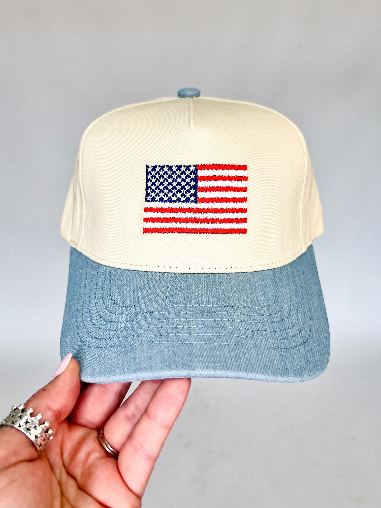 American Flag Cap