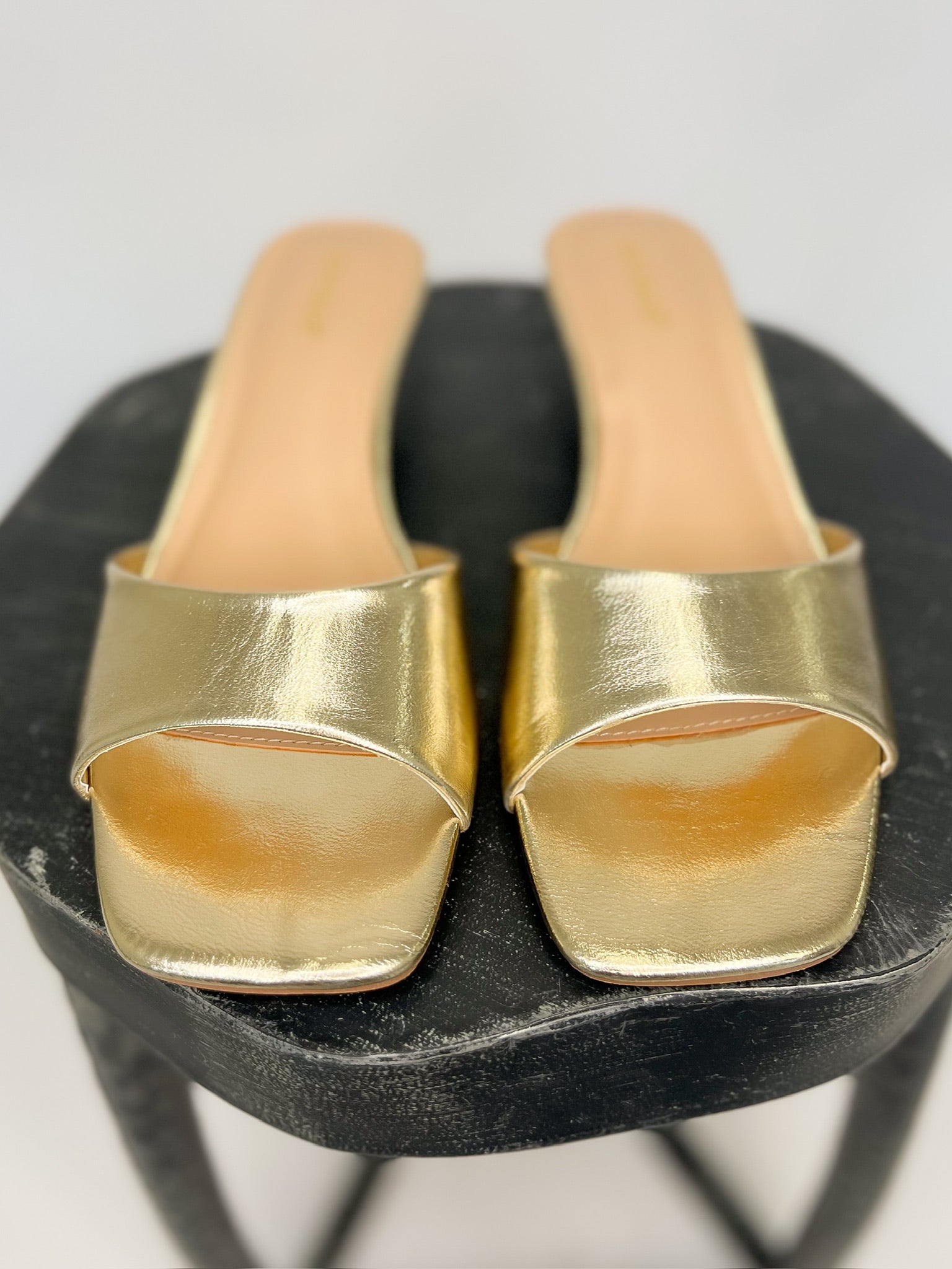 Brat-09 Slide Heel - Gold