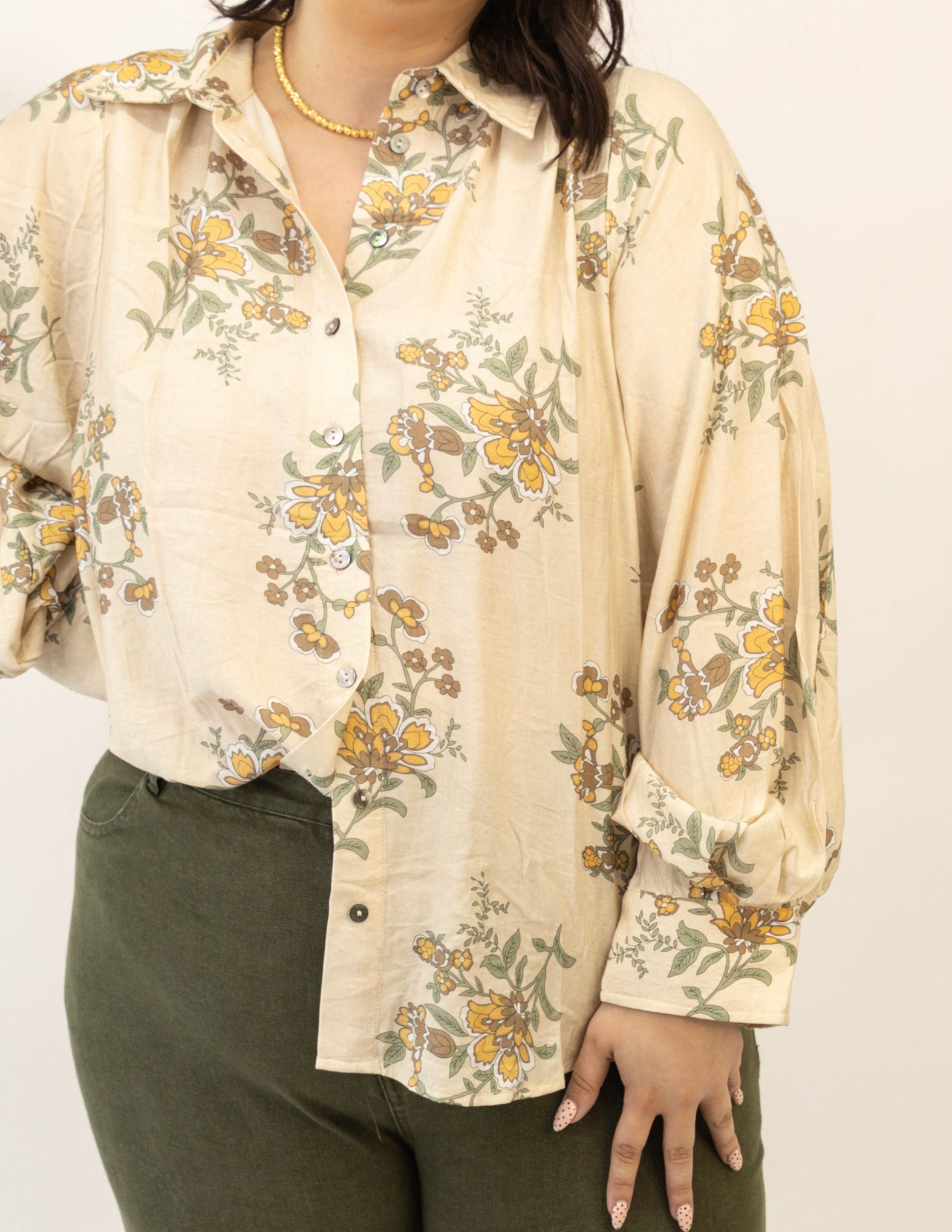 Plus Petal Poise Blouse