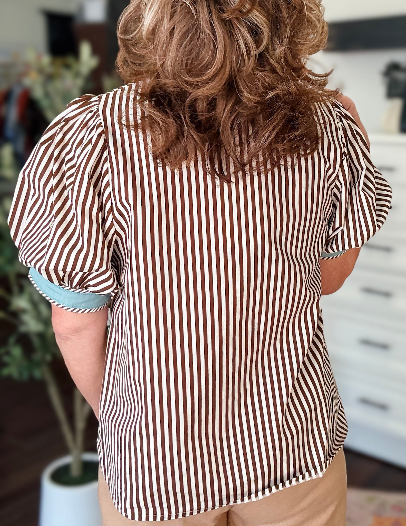 Brown Peppermint Top  - Brown