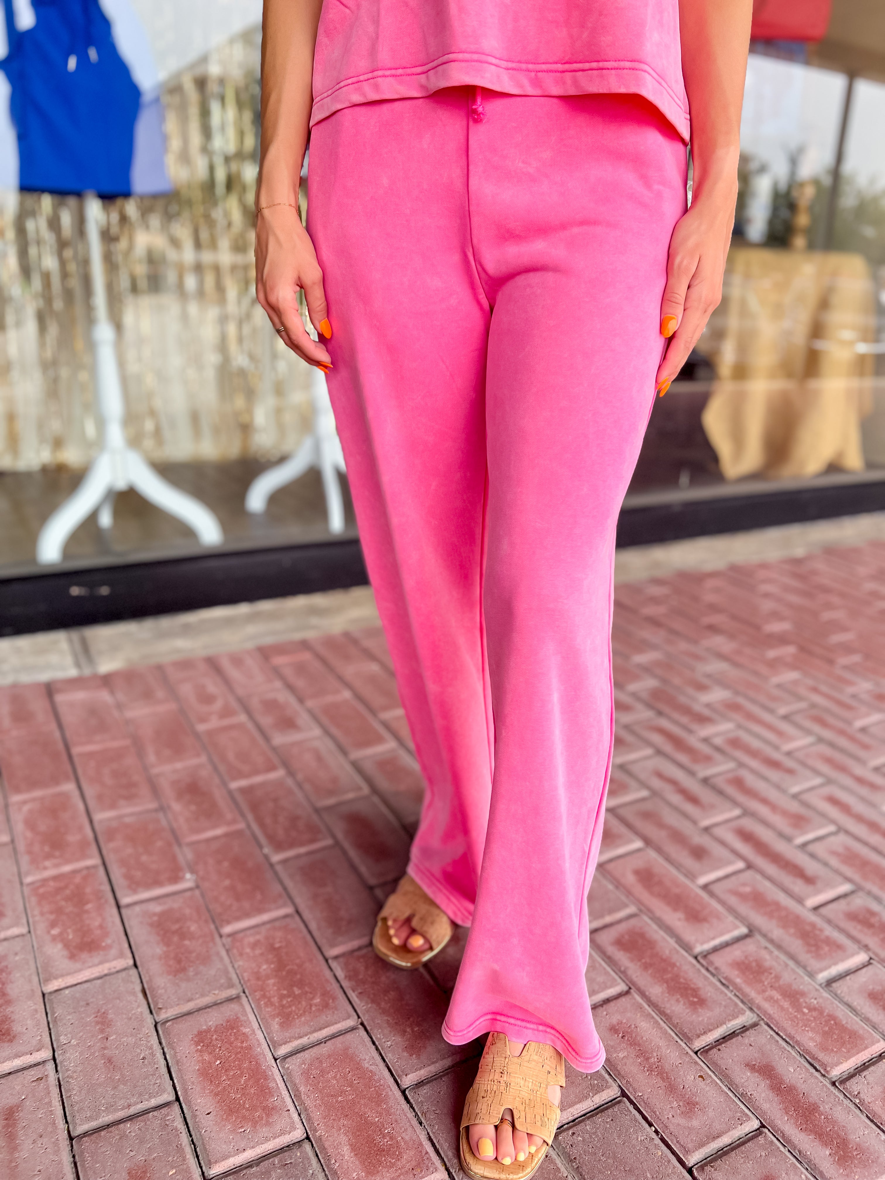Always On The Go Pants-Pink