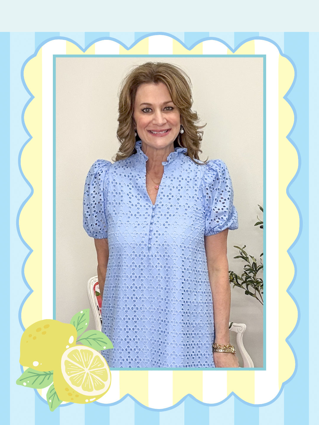 Let's Take A Stroll Maxi Dress- Blue