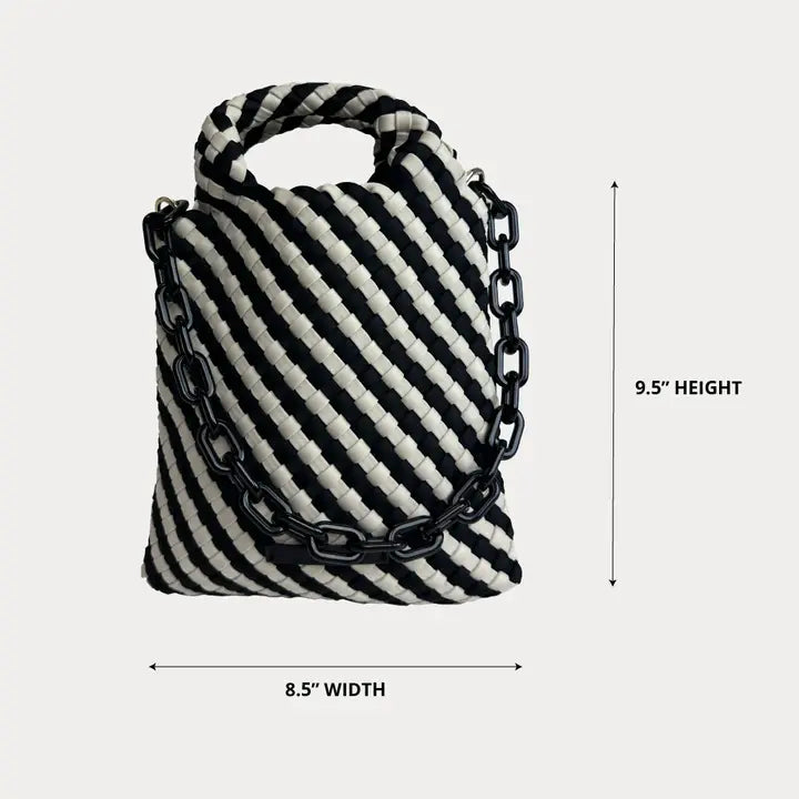Lola Woven Neoprene Crossbody Bag