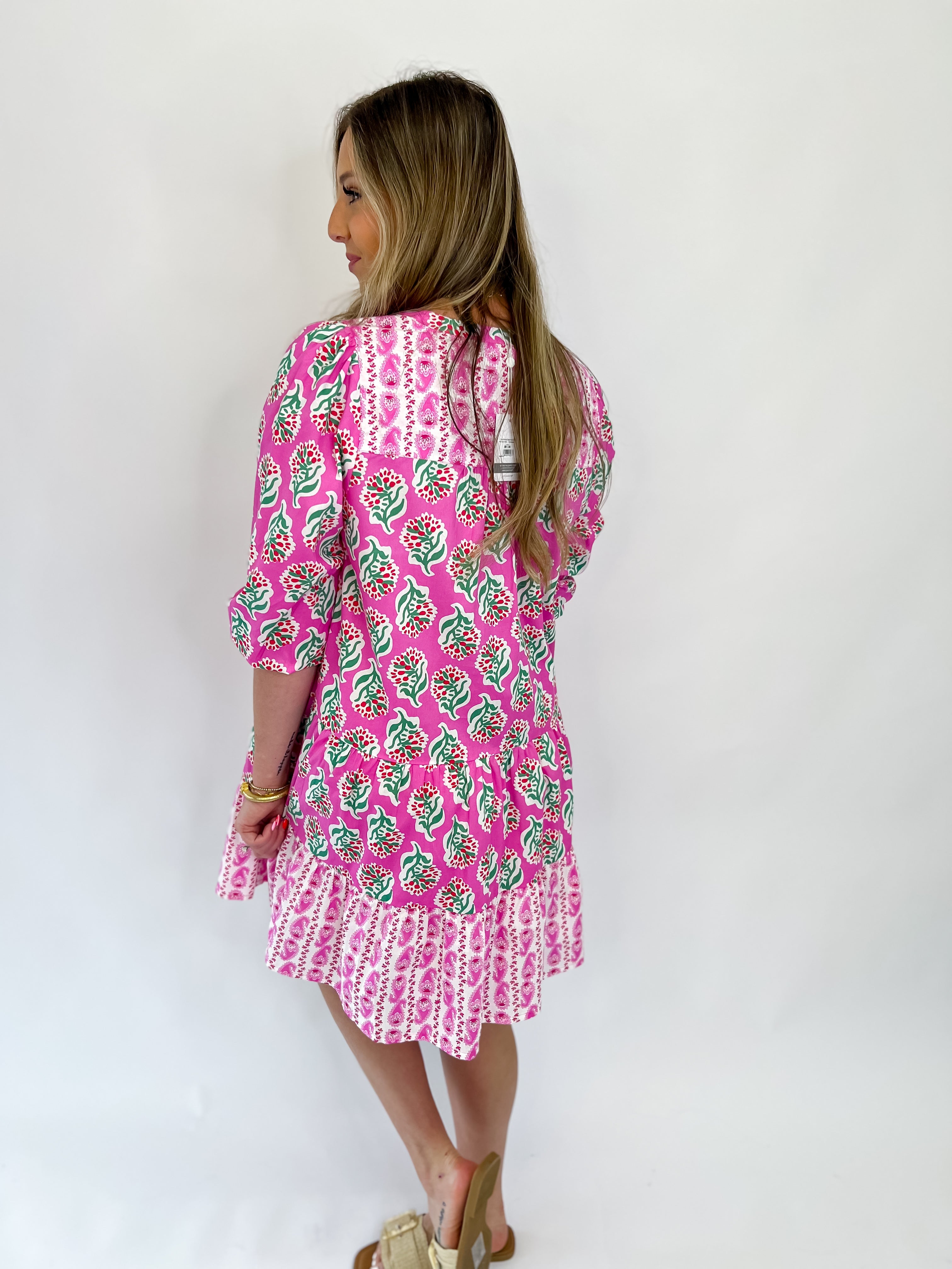 Pace Tunic Dress - Pink