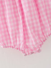 Farm Pink Girls Romper